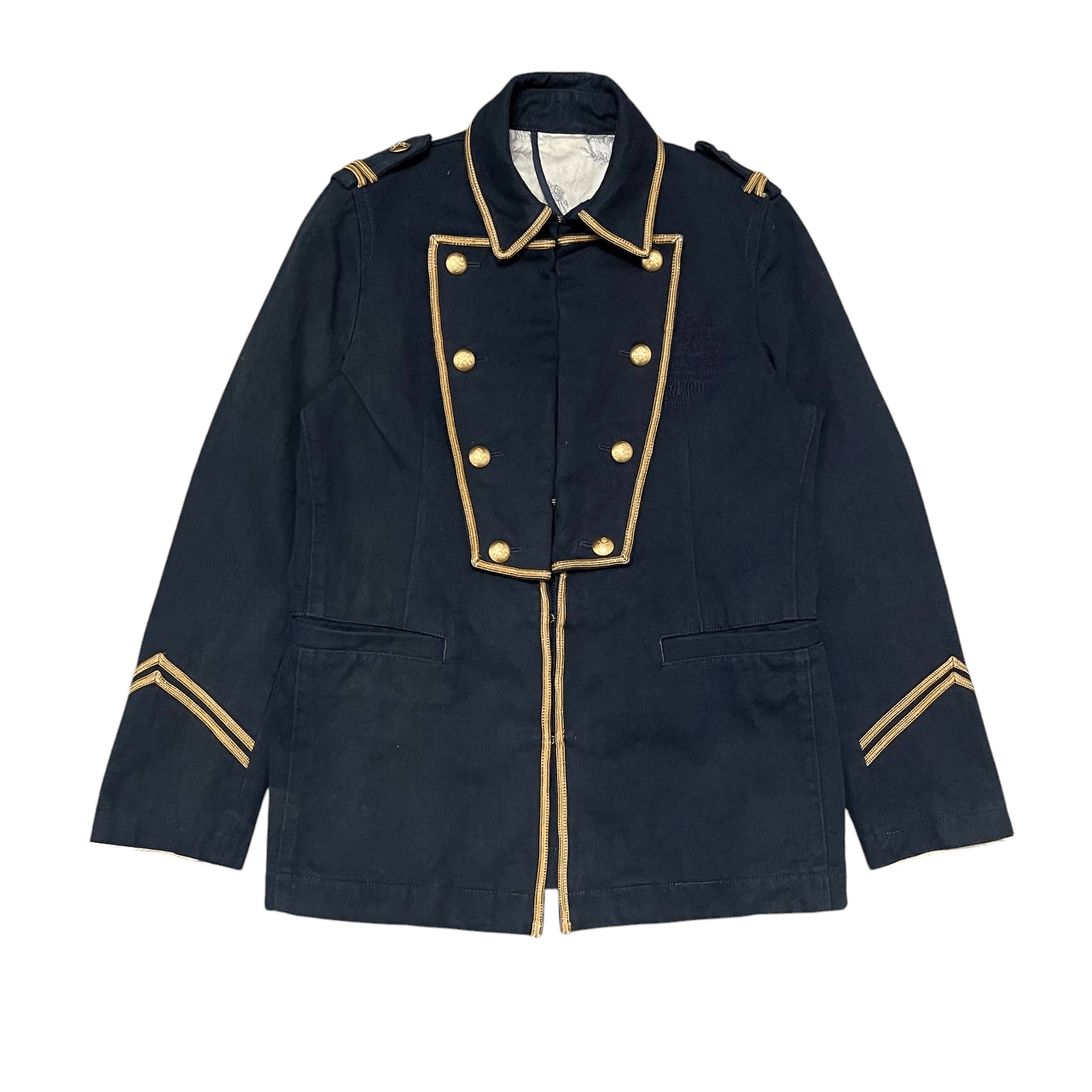 Japanese Brand Vintage Rico Gold Button Jacket Made in Japan Size US S / EU 44-46 / 1 - 1 Thumbnail