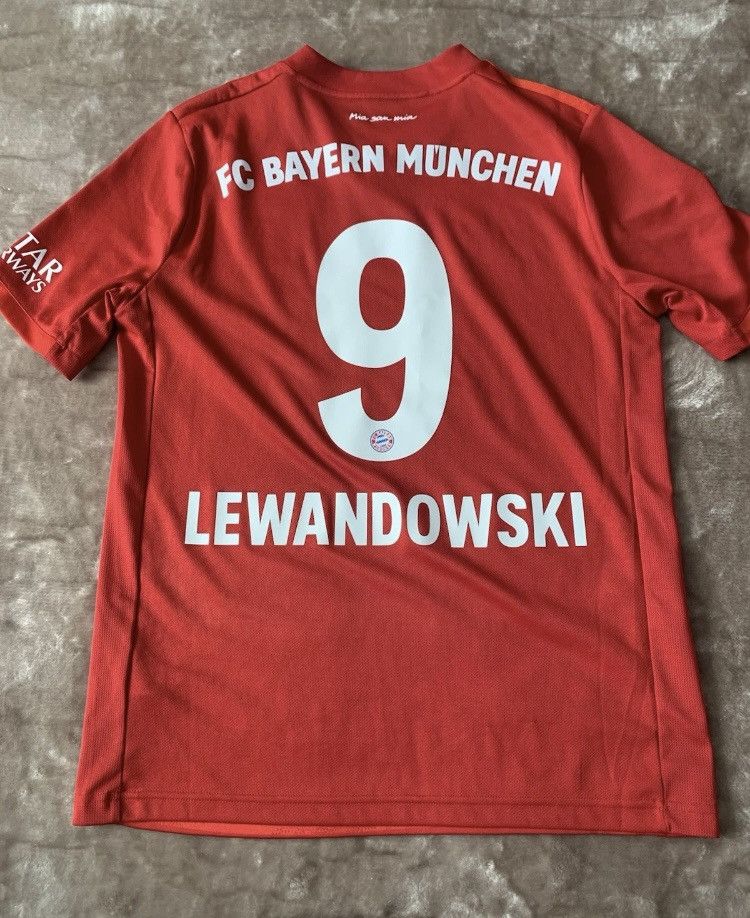 Adidas Jersey bayern munchen lewandowski Size US S / EU 44-46 / 1 - 1 Thumbnail
