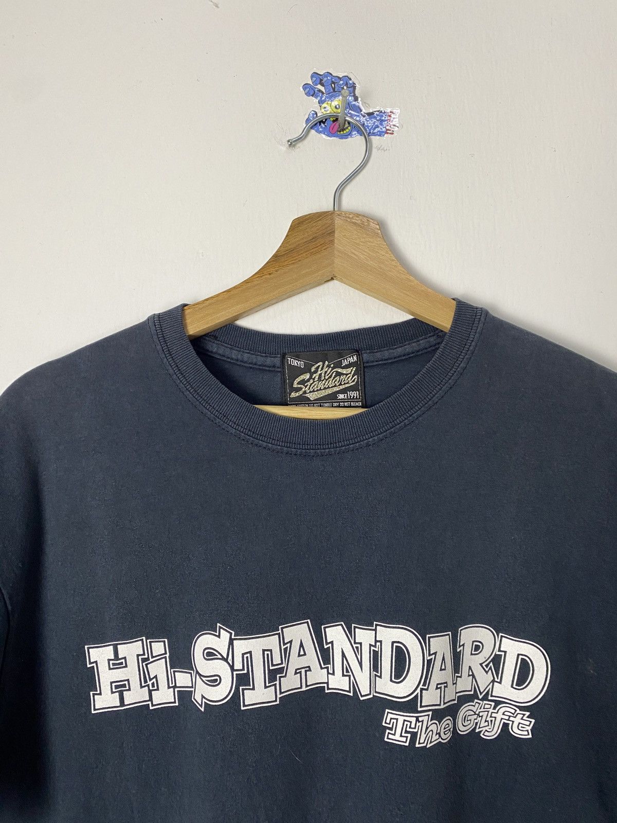Band Tees × Japanese Brand × Vintage Vintage Thrashed Faded Hi Standard Band Tee Size US M / EU 48-50 / 2 - 3 Thumbnail