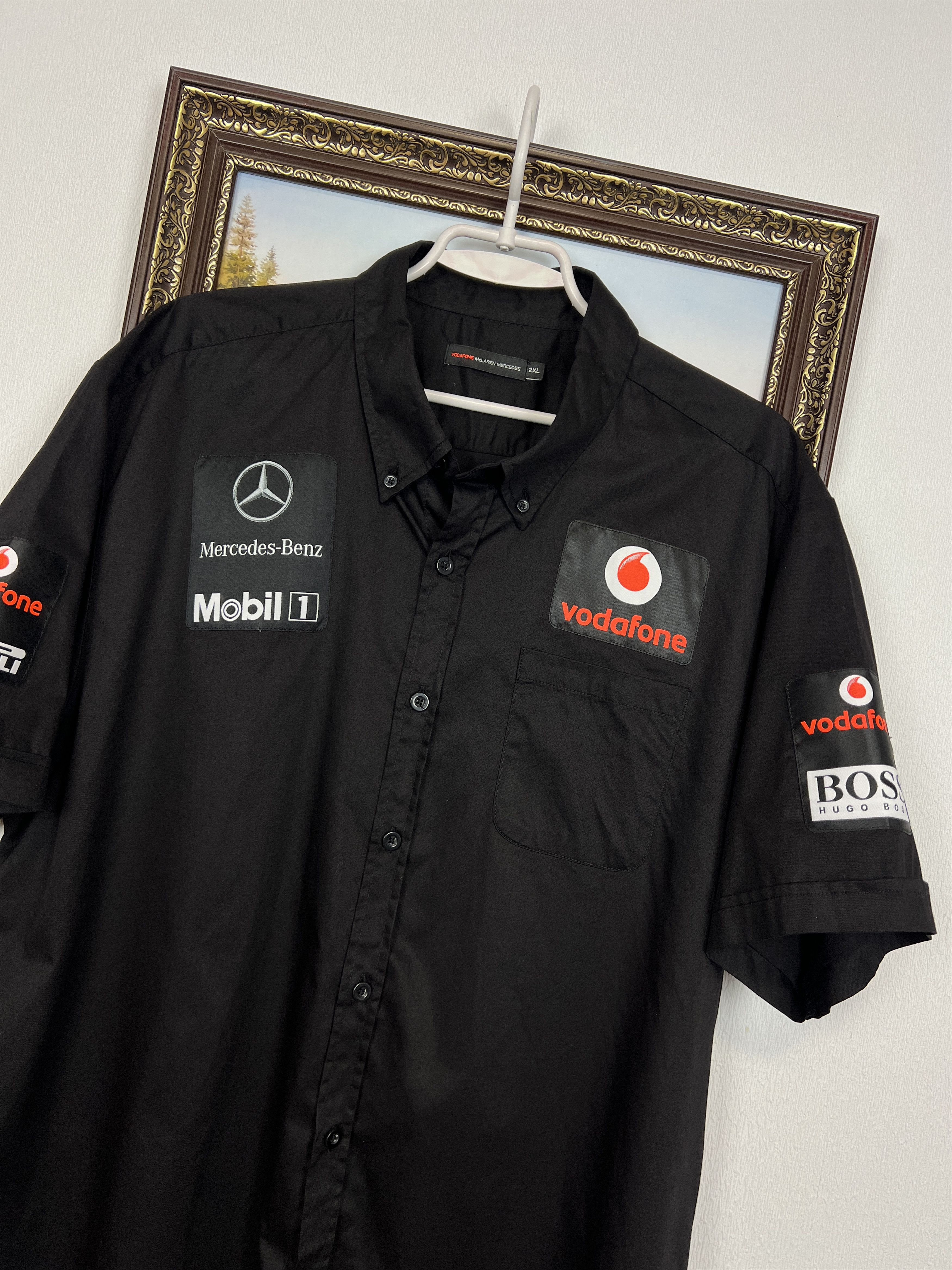 Vintage Mclaren Mercedes Formula 1 Vodafone Racing Jersey Tee Size US XXL / EU 58 / 5 - 6 Thumbnail
