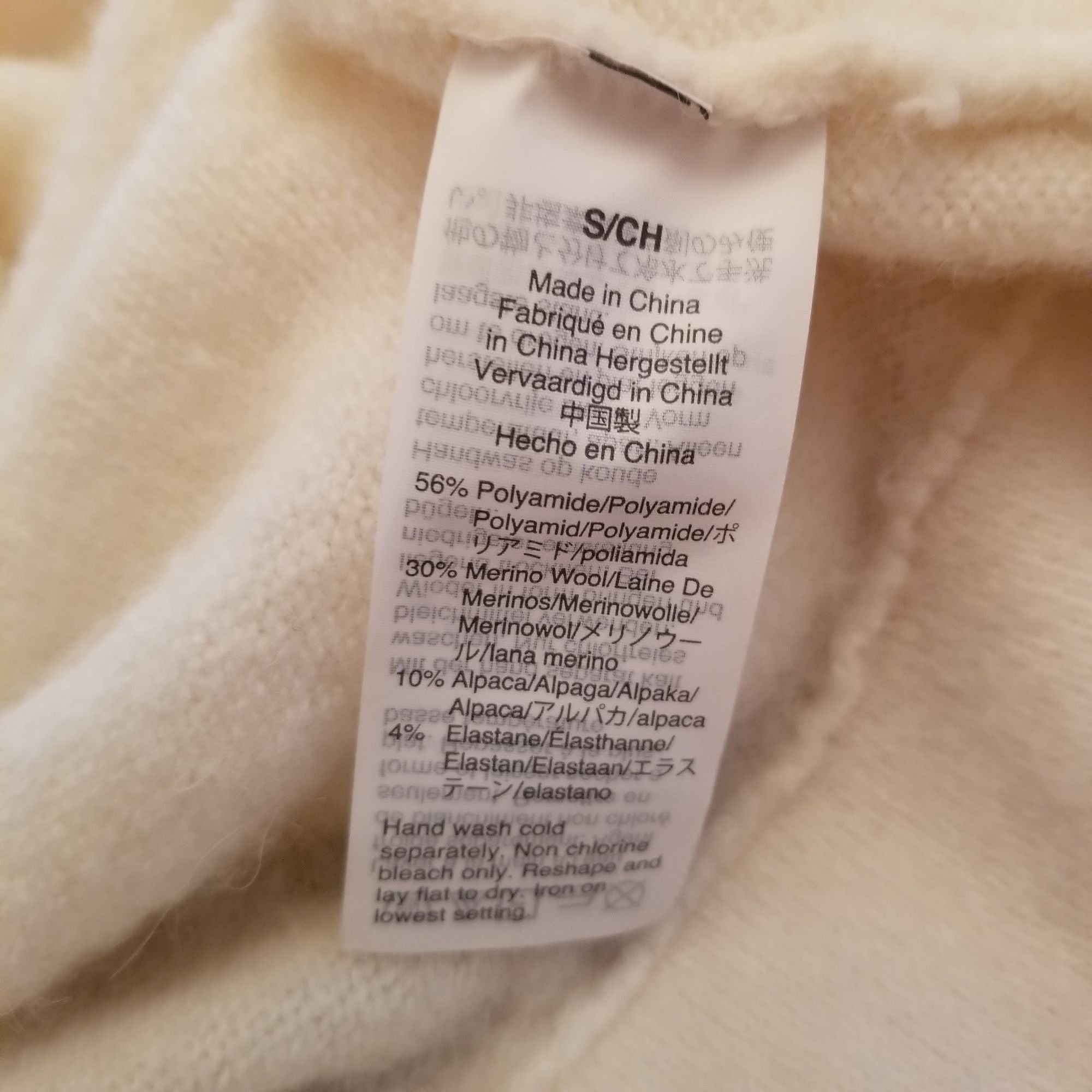 Madewell Madewell S White Plunging V Neckline Sweater Soft Cozy Layer Size S / US 4 / IT 40 - 5 Thumbnail