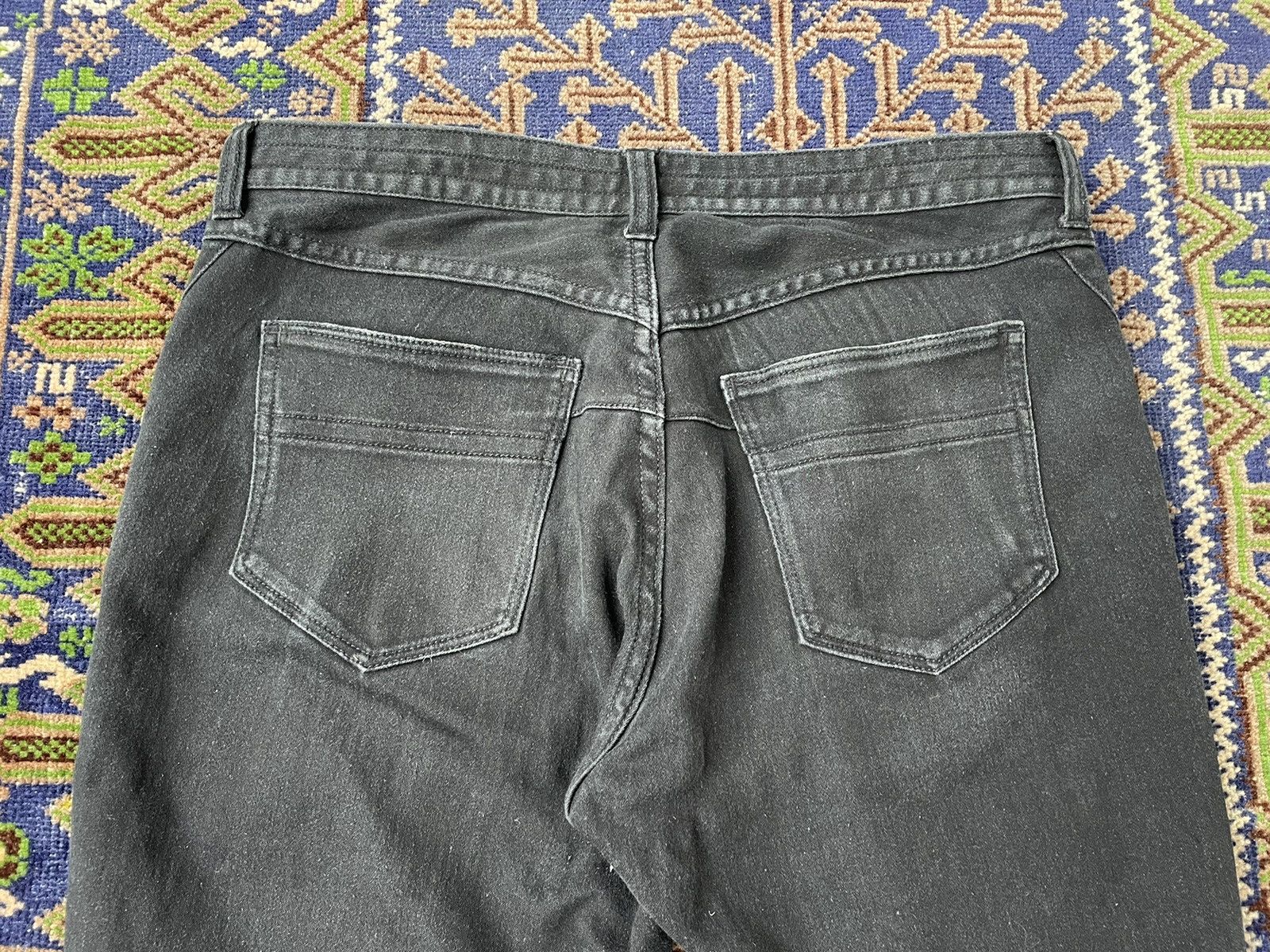 Number (N)ine NUMBER (N)INE Paint Darted skinny denim pants black Size US 30 / EU 46 - 9 Thumbnail