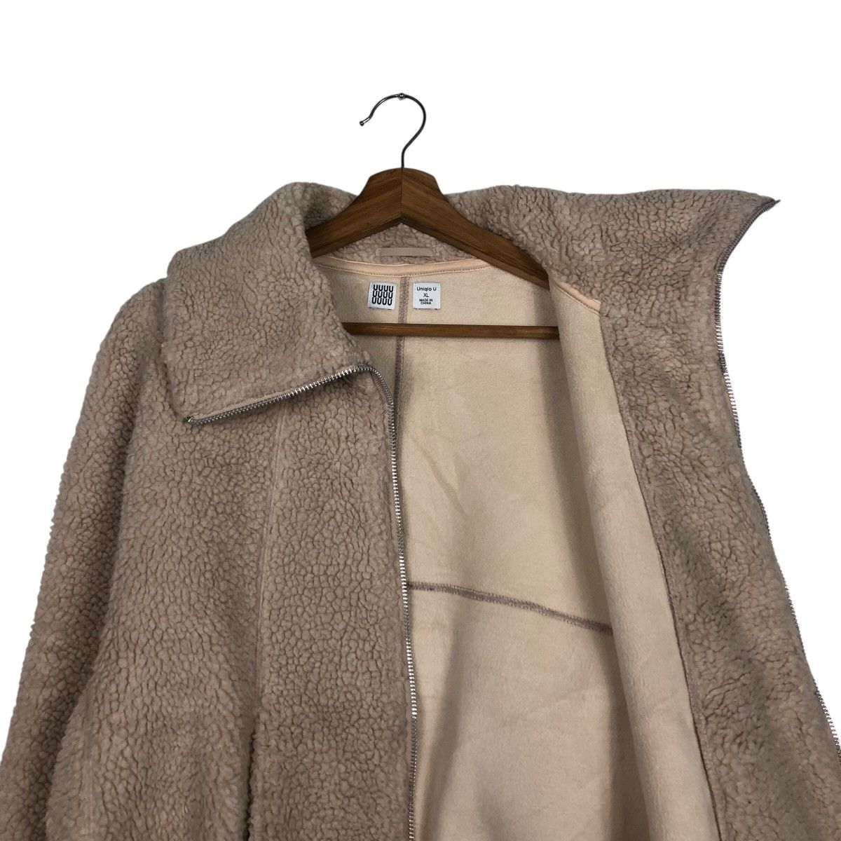 Japanese Brand 📌Vintage High Collar Fleece Bomber Jacket Uniqlo Undercover Size US XL / EU 56 / 4 - 12 Thumbnail