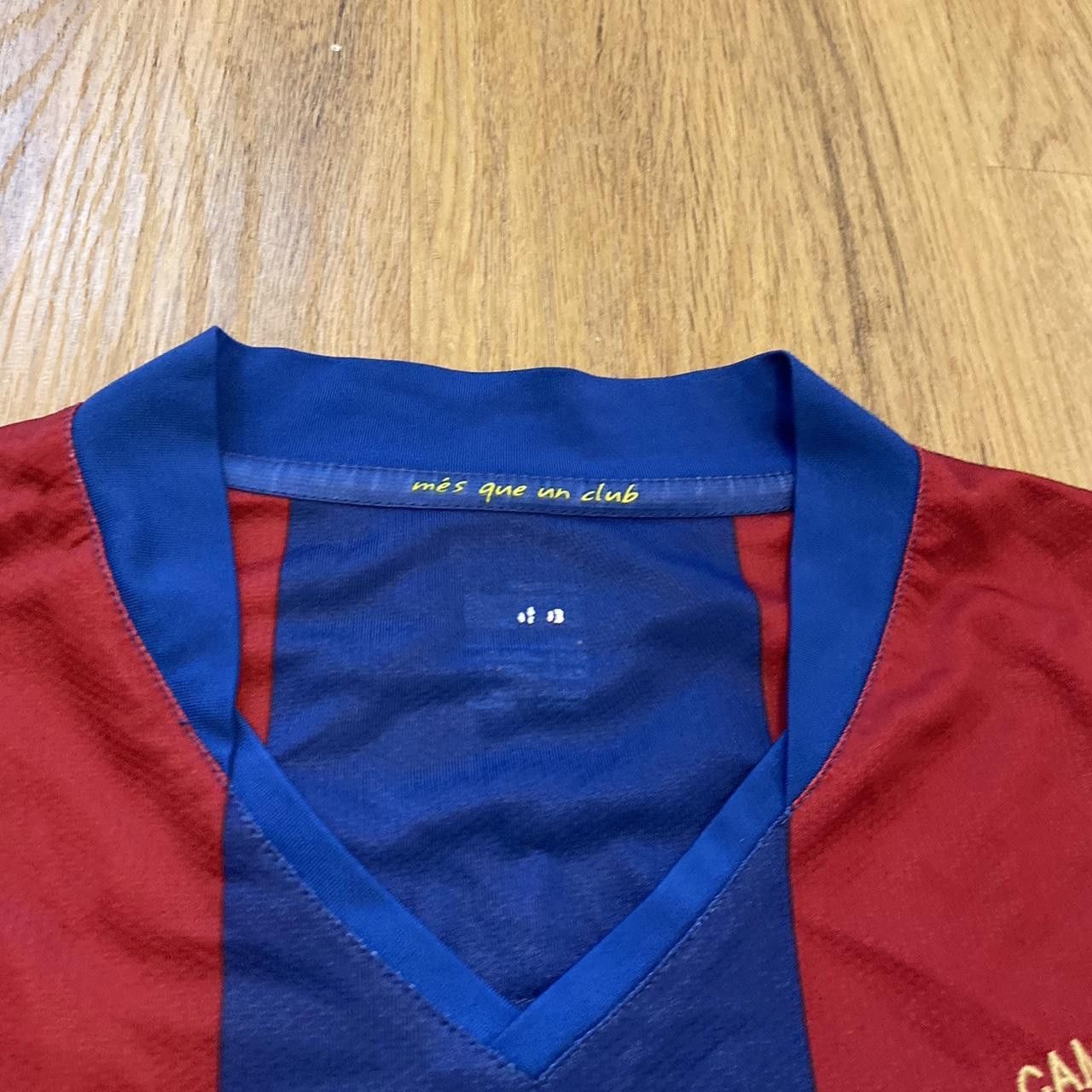 Nike 2007-08 FC Barcelona Nike Home Football Shirt La Liga Size US M / EU 48-50 / 2 - 6 Thumbnail
