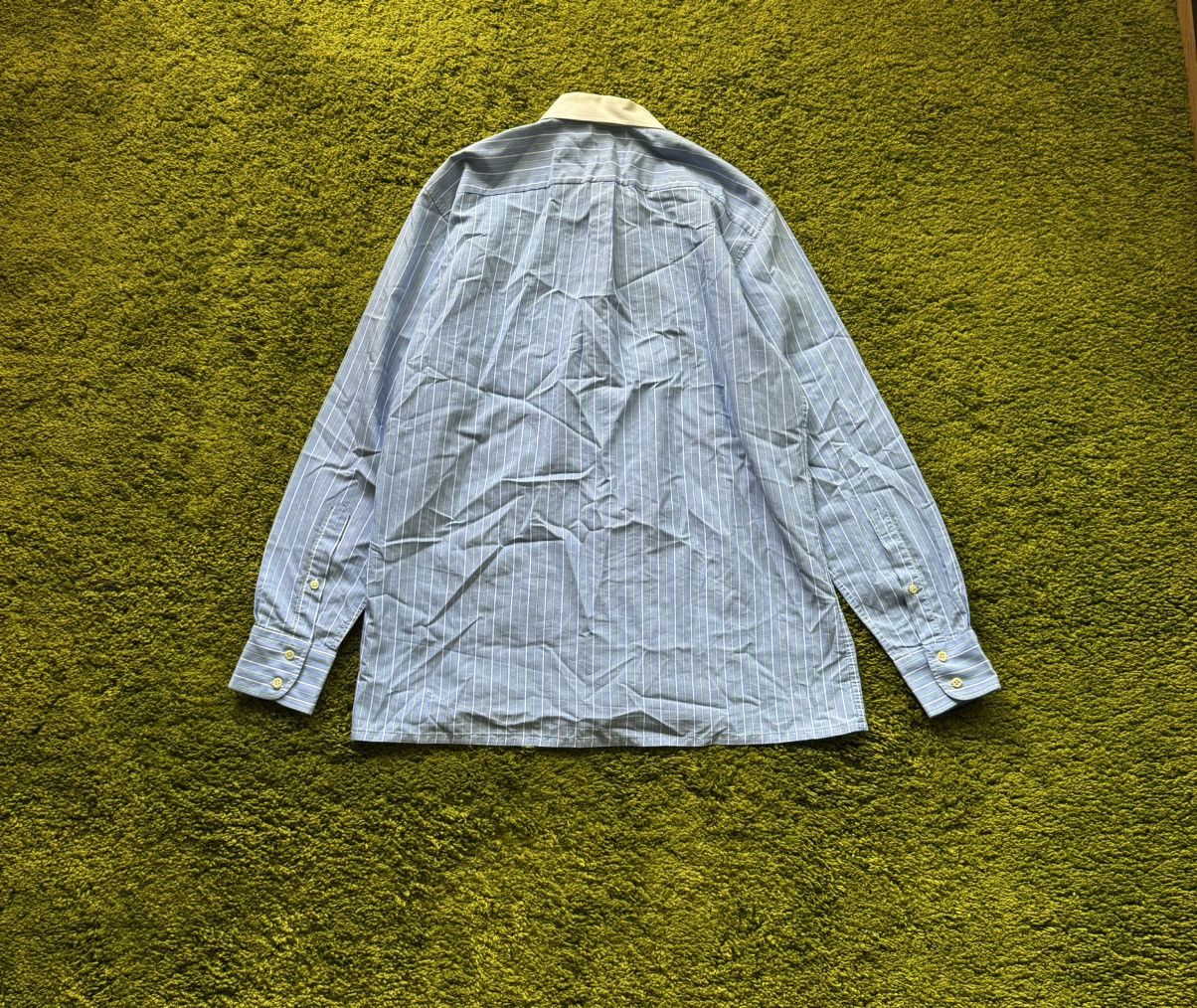 Designer × Vintage × Yves Saint Laurent Yves Saint Laurent YSL 90s vintage striped buttons up shirt Size US L / EU 52-54 / 3 - 2 Thumbnail