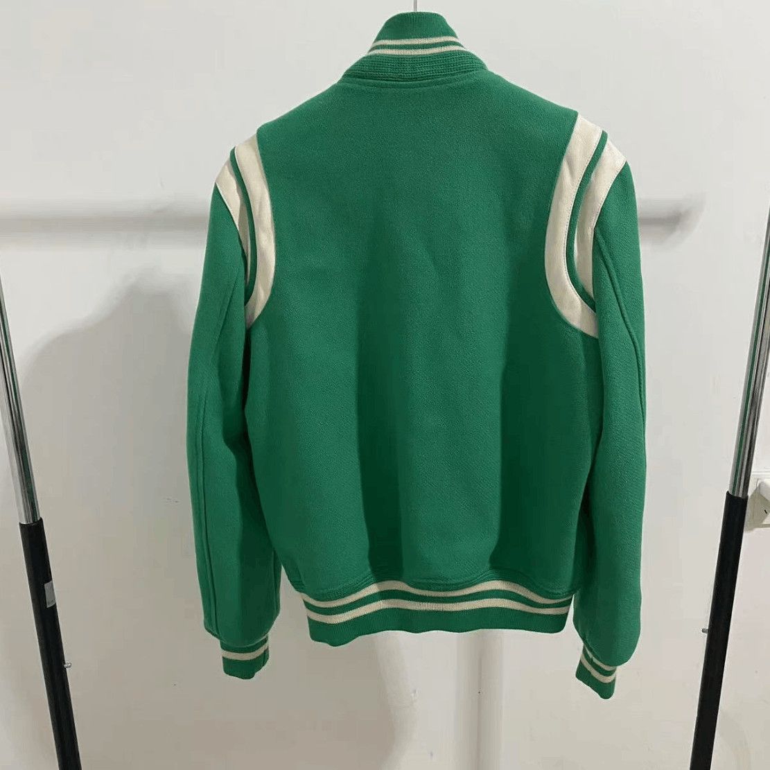 Saint Laurent Paris Sz 42 Saint Laurent Paris 17SS Green Teddy Jacket Size US XS / EU 42 / 0 - 2 Thumbnail