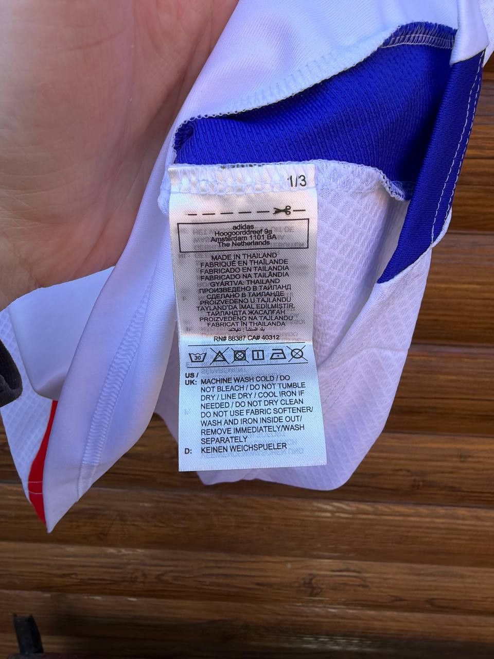 Adidas Olympique Lyonnais Lyon 2024 France Soccer Jersey Size S Size US S / EU 44-46 / 1 - 5 Thumbnail