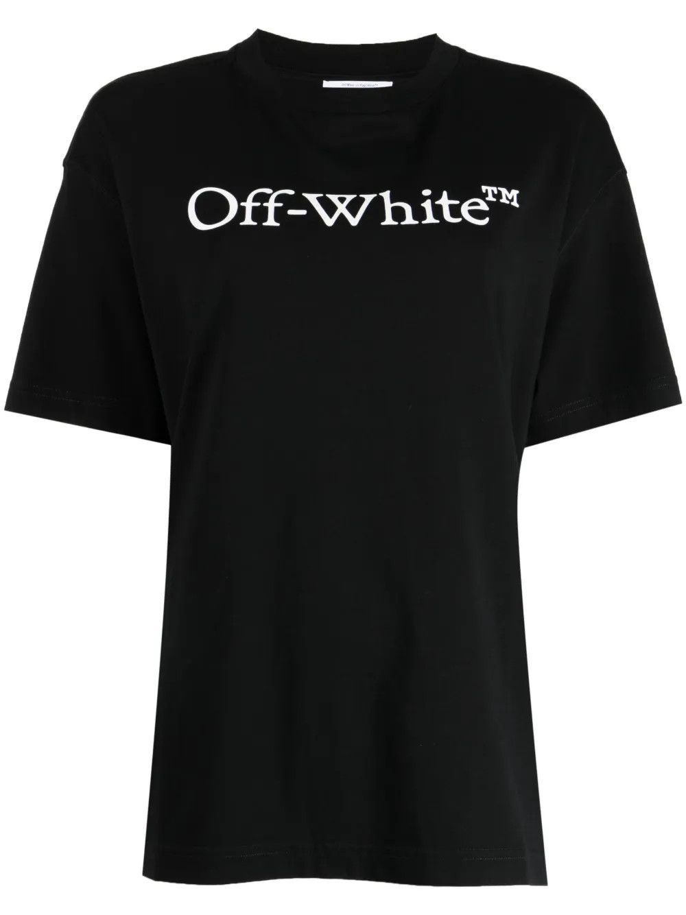 Off-White o1y1225 Crewneck T-Shirt in Black Size S / US 4 / IT 40 - 1 Thumbnail