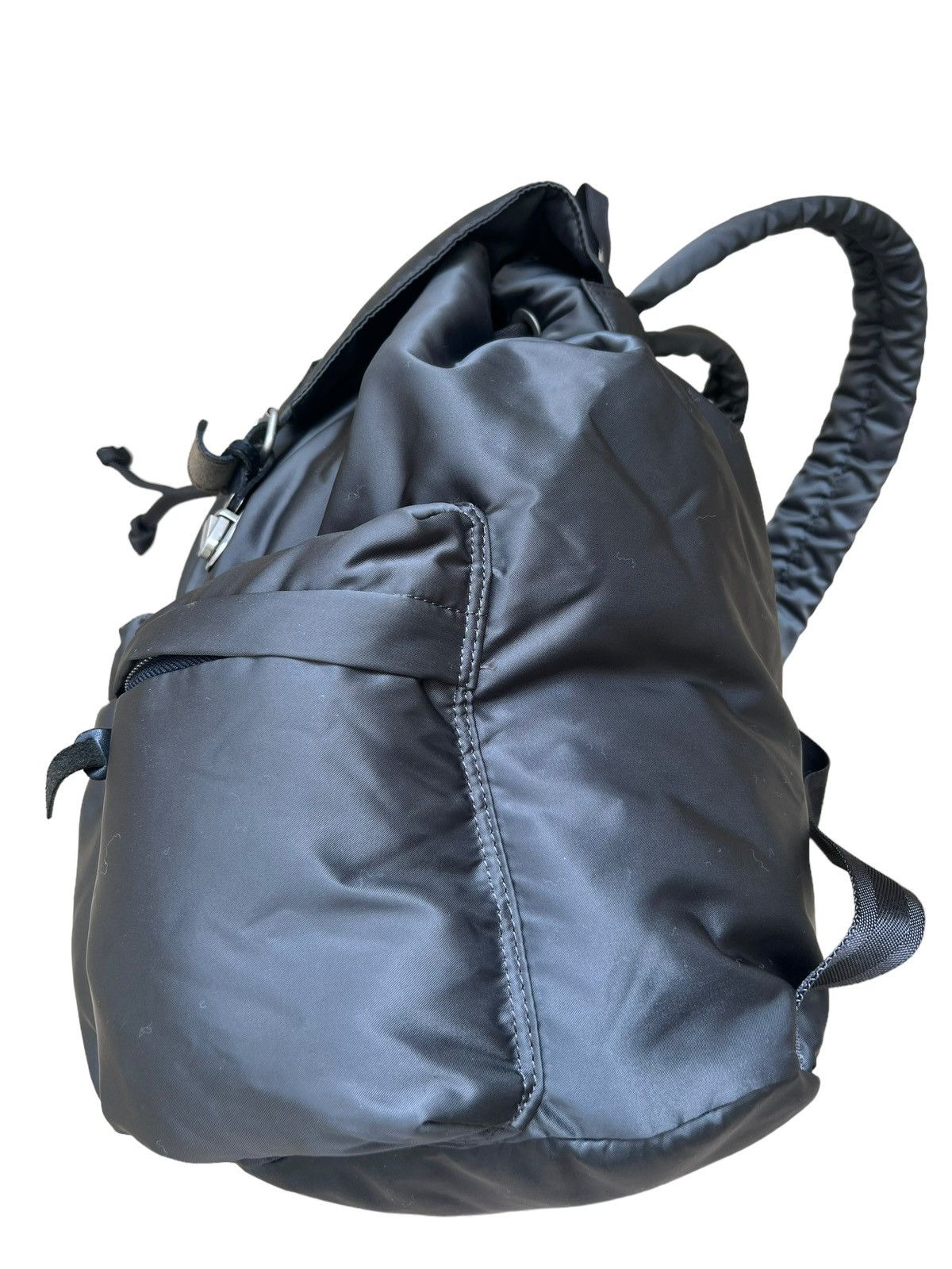 Vintage A.I.P Japan Grey Tactical Nylon Tanker Backpack Size ONE SIZE - 12 Thumbnail