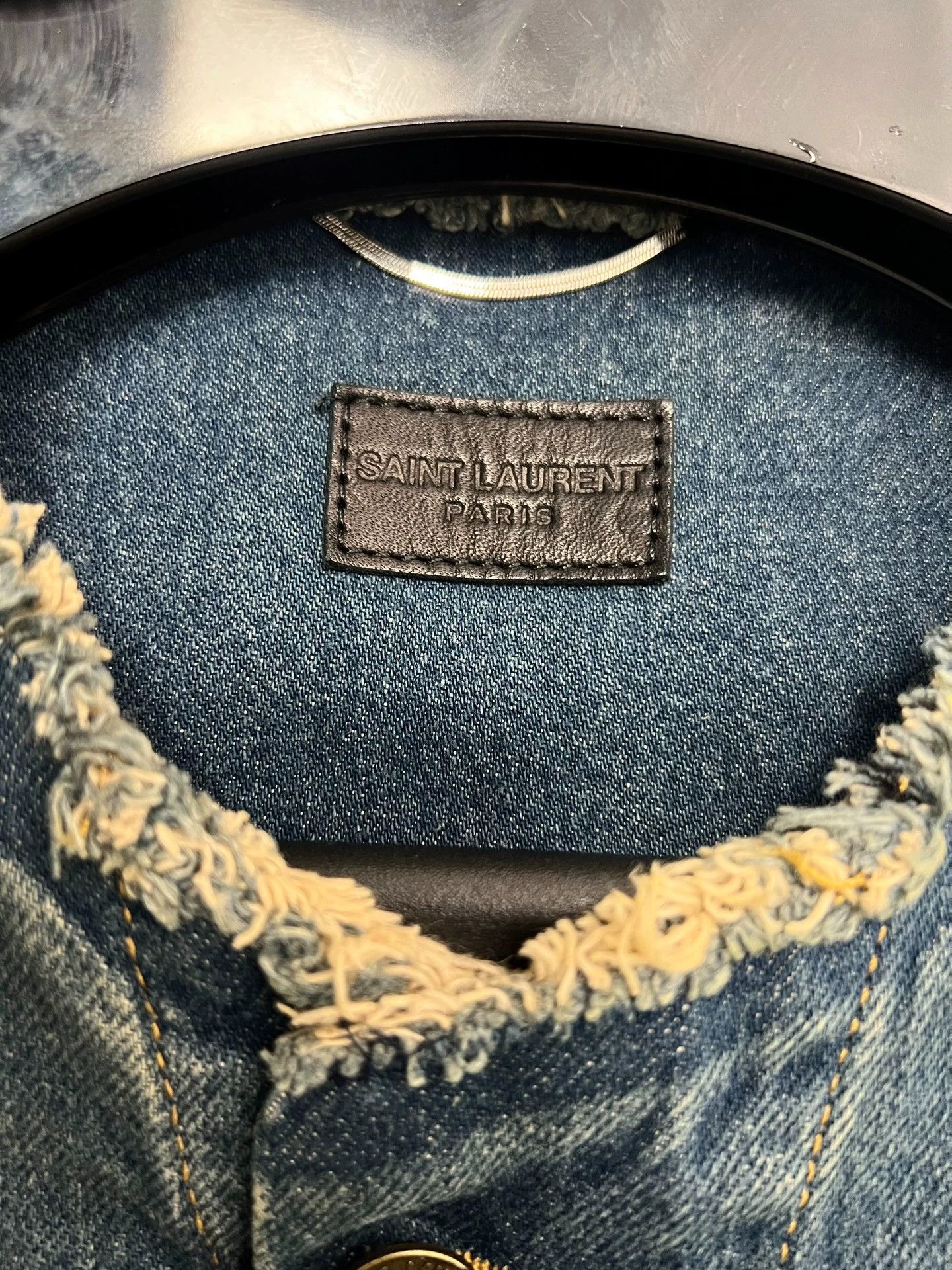 Saint Laurent Paris SLP Spring/Summer 2015 runway style raw-edge denim vest Size US M / EU 48-50 / 2 - 4 Thumbnail