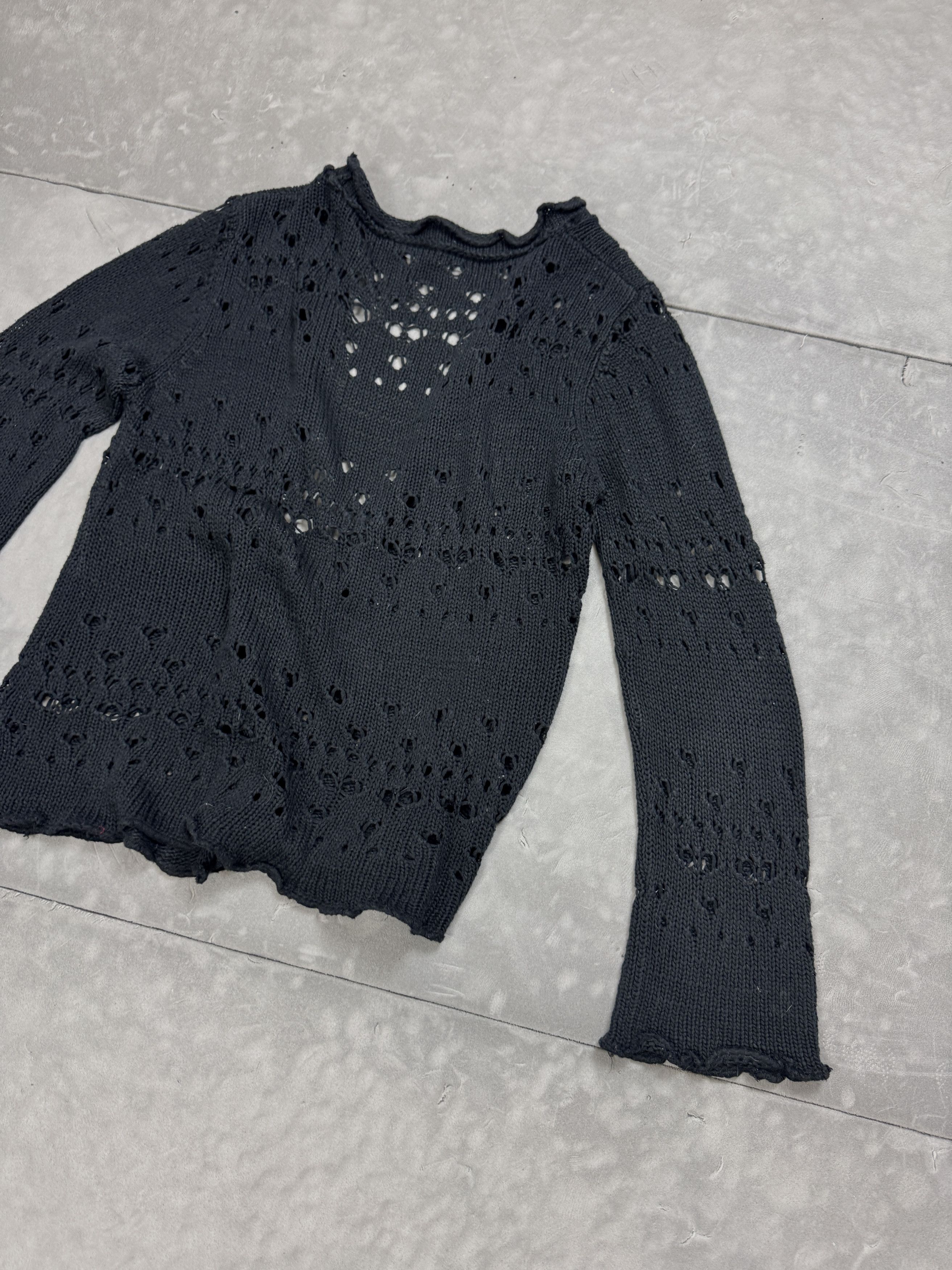 Dunnes Dunnes Stores navy black sweater cardigan retro 90s Size S / US 4 / IT 40 - 10 Thumbnail