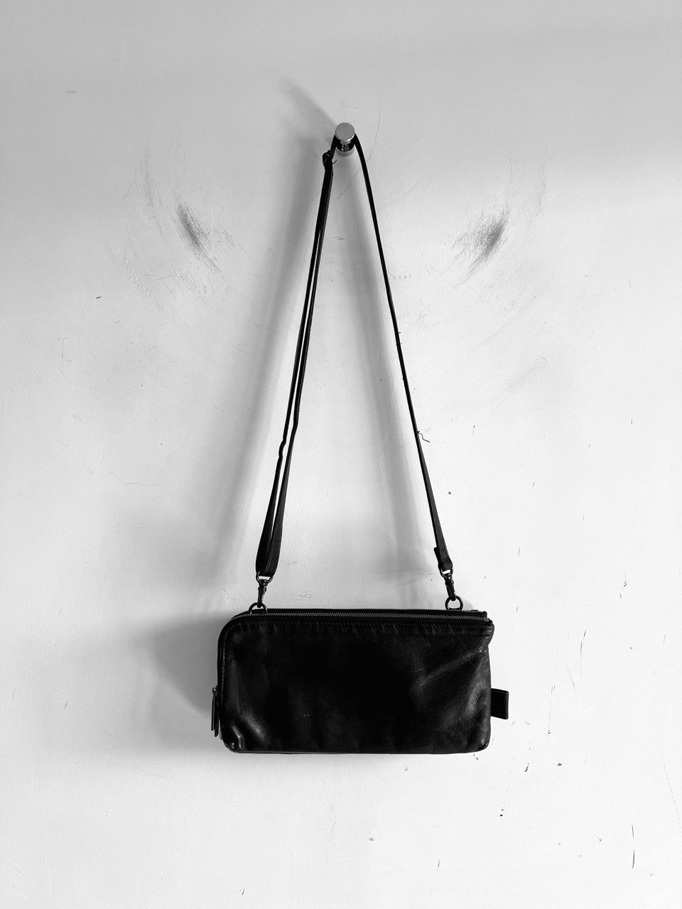 Yohji Yamamoto Yohji Yamamoto Femme - 3 Pocket Leather Shoulder Bag WALLET Size ONE SIZE - 3 Thumbnail