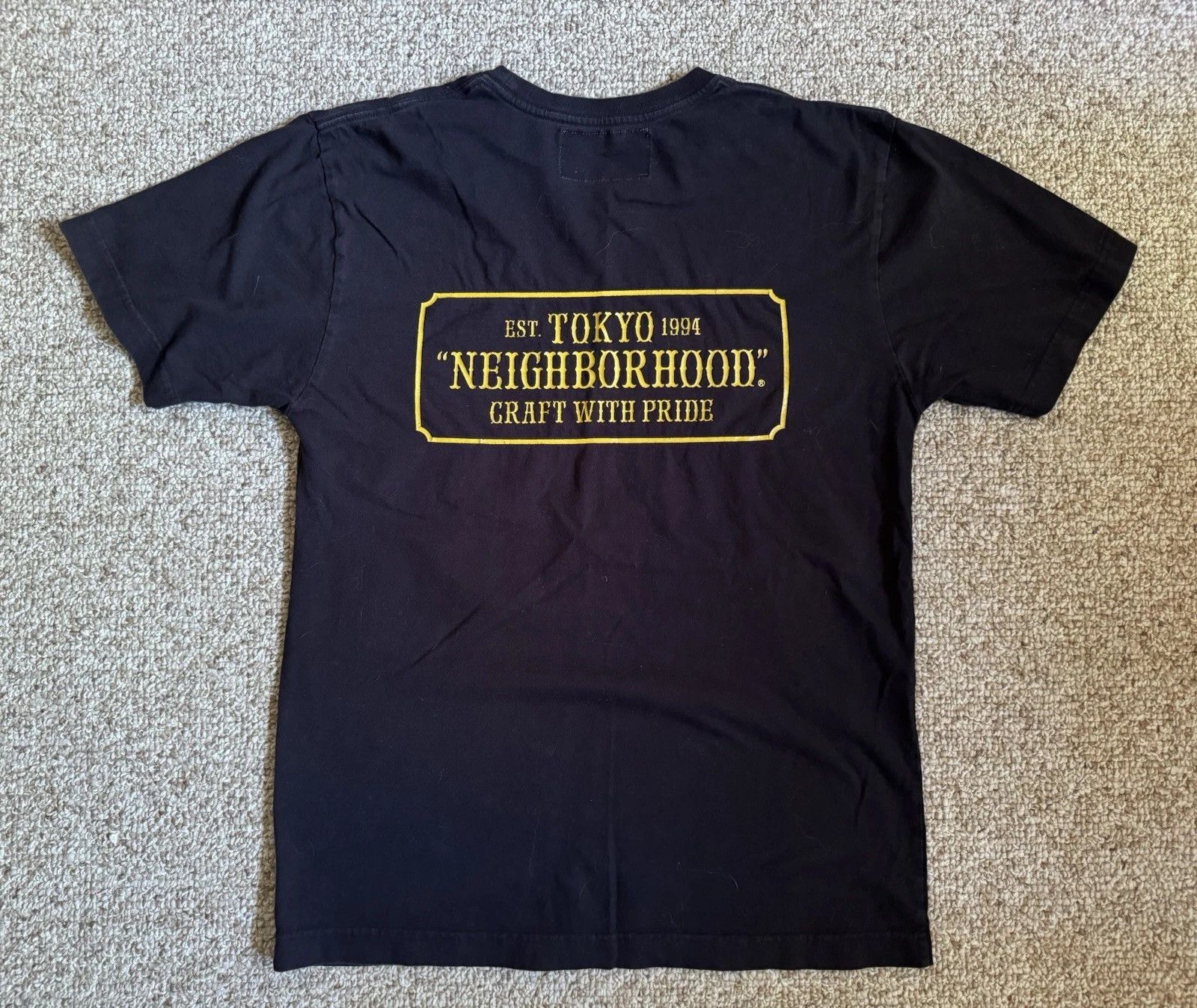 Neighborhood Neighborhood Tokyo Japan Shop Logo Tee - (Black, Small) Size US S / EU 44-46 / 1 - 3 Thumbnail