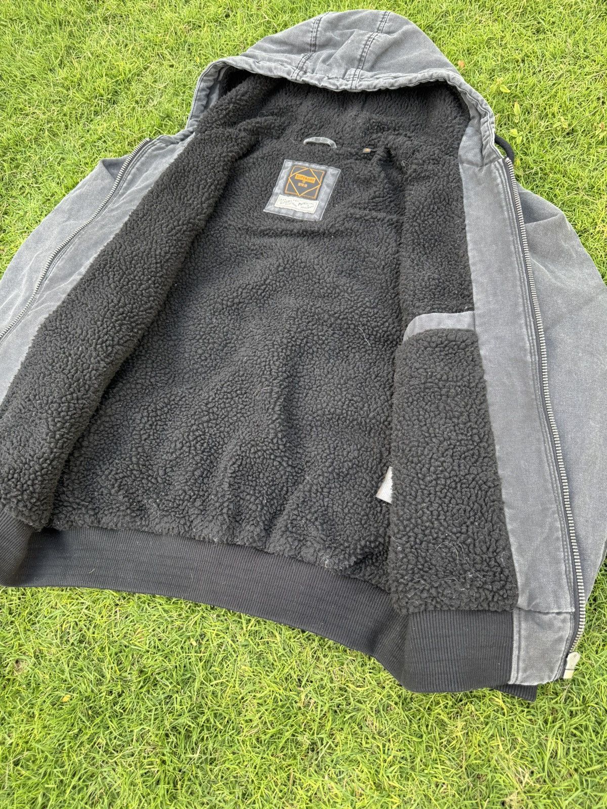 Superdry Superdry Vintage Workwear Hooded Bomber jacket Size US L / EU 52-54 / 3 - 10 Thumbnail