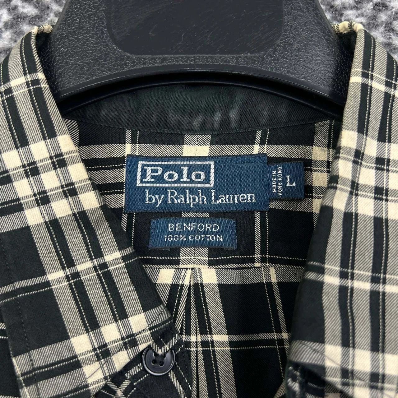 Polo Ralph Lauren Vintage Polo Ralph Lauren Button Up Flannel Plaid Cotton L Size US L / EU 52-54 / 3 - 5 Thumbnail