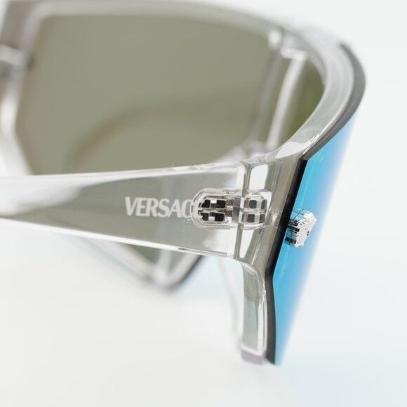 Versace Versace VE4461 148/6V Sunglasses Crystal Shield Frame Size ONE SIZE - 10 Thumbnail