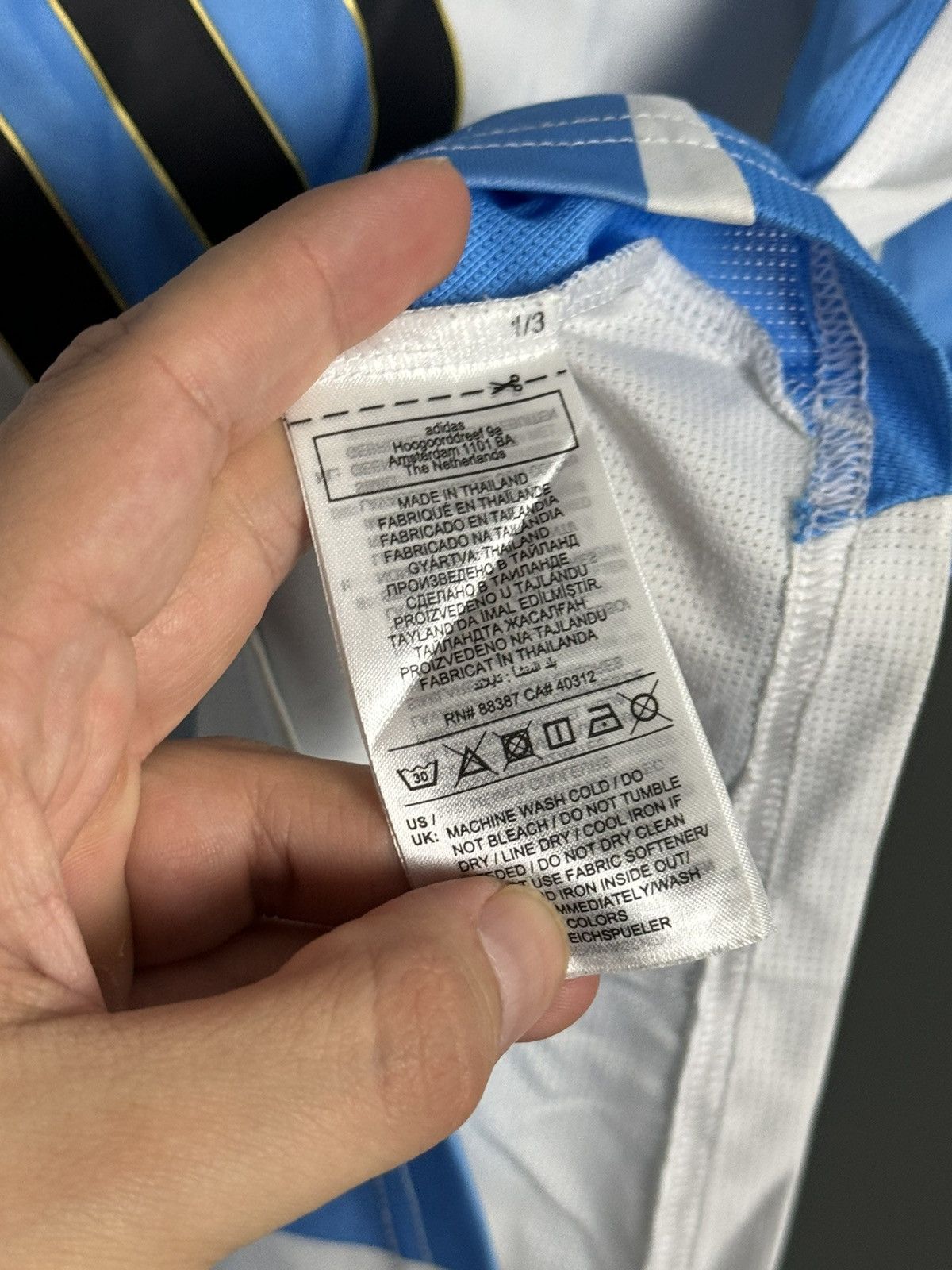 Adidas KIDS Argentina 2024 Home Messi Football Jersey T-Shirt Size US XS / EU 42 / 0 - 10 Thumbnail