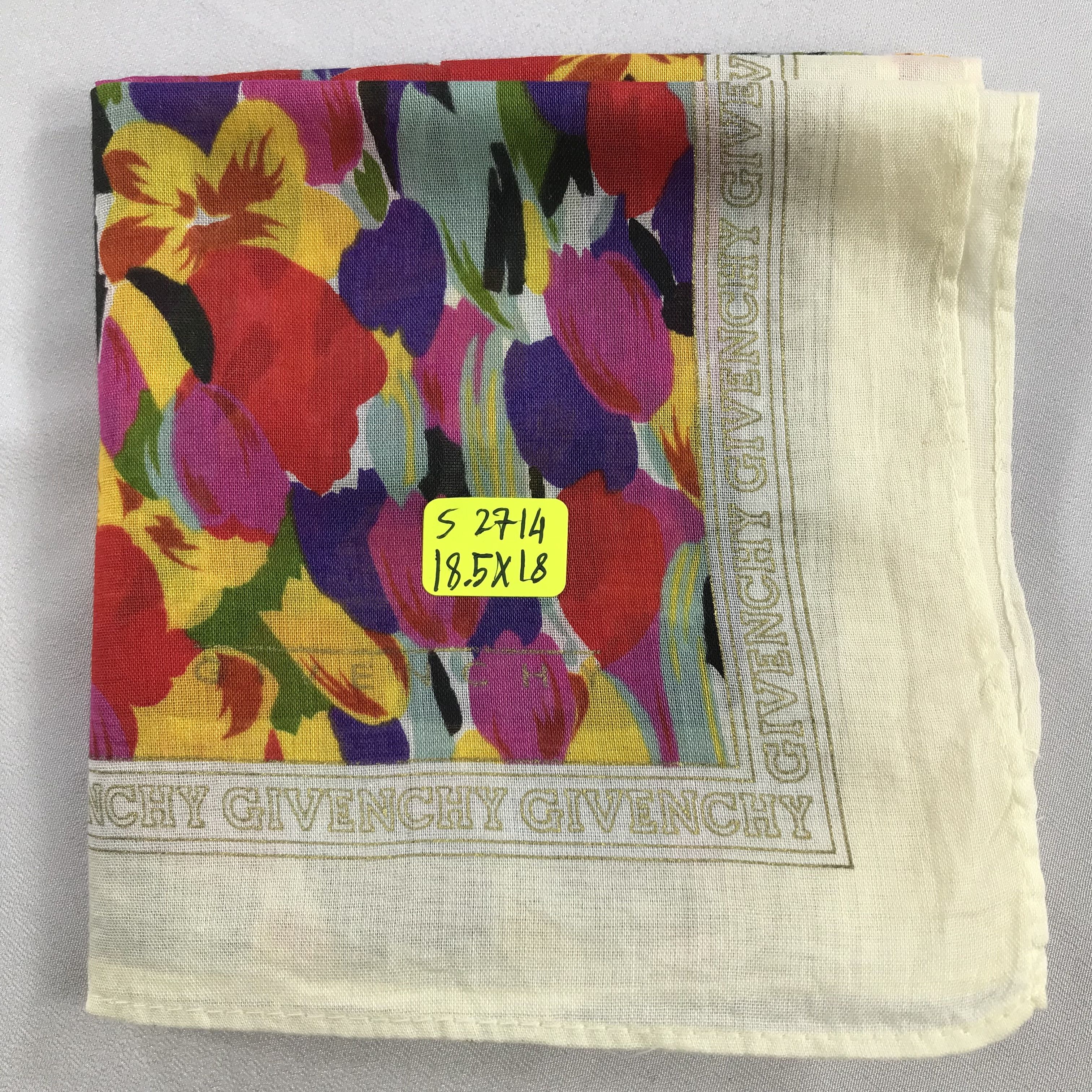 Vintage Vintage Givenchy Bandana / Handkerchief / Neckerchief -S2714 Size ONE SIZE - 5 Thumbnail