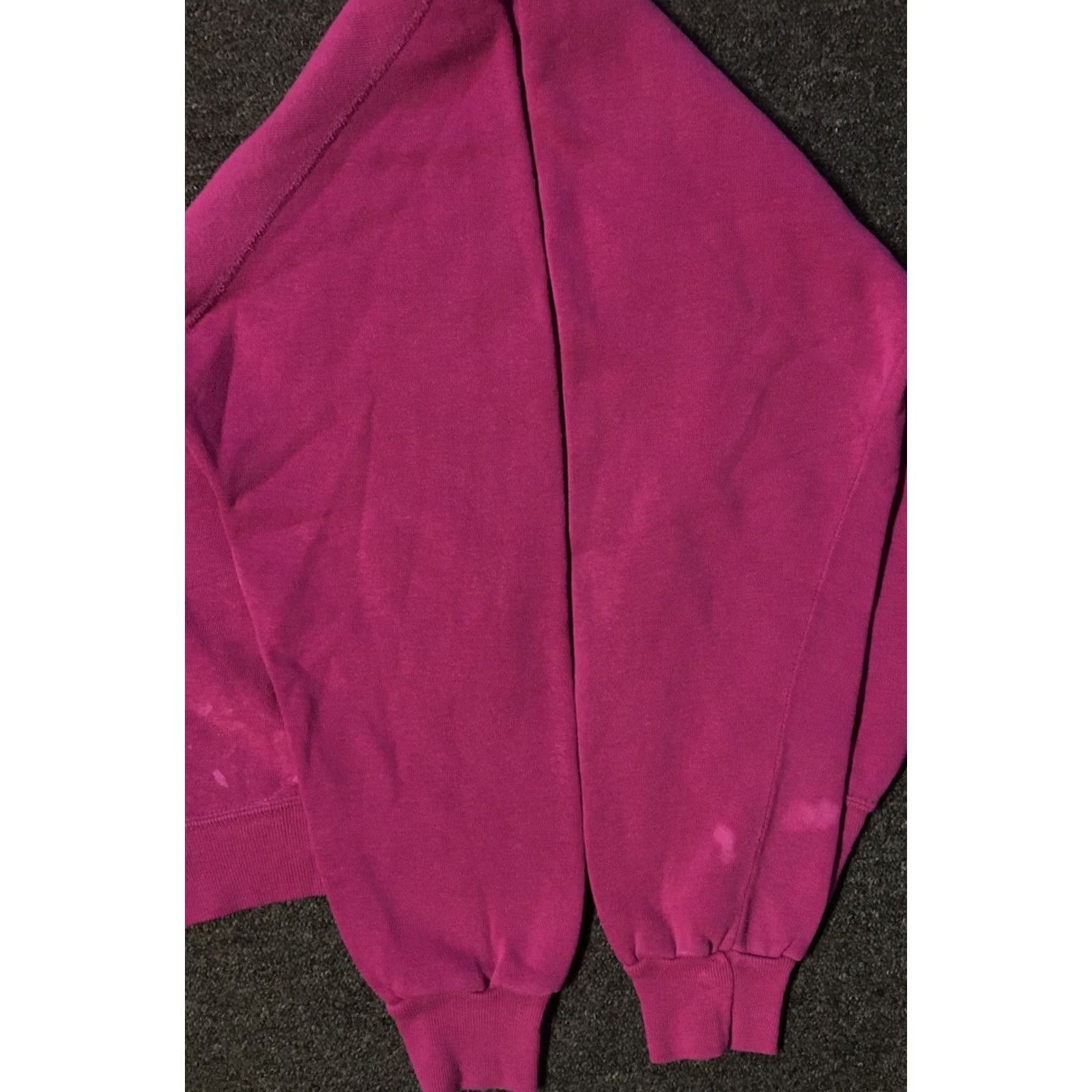 Vintage Sportswear Sweatshirt Men S Pink Bleach Distressed 60s 70s Vintage Grunge Surf Punk USA Size US S / EU 44-46 / 1 - 3 Thumbnail