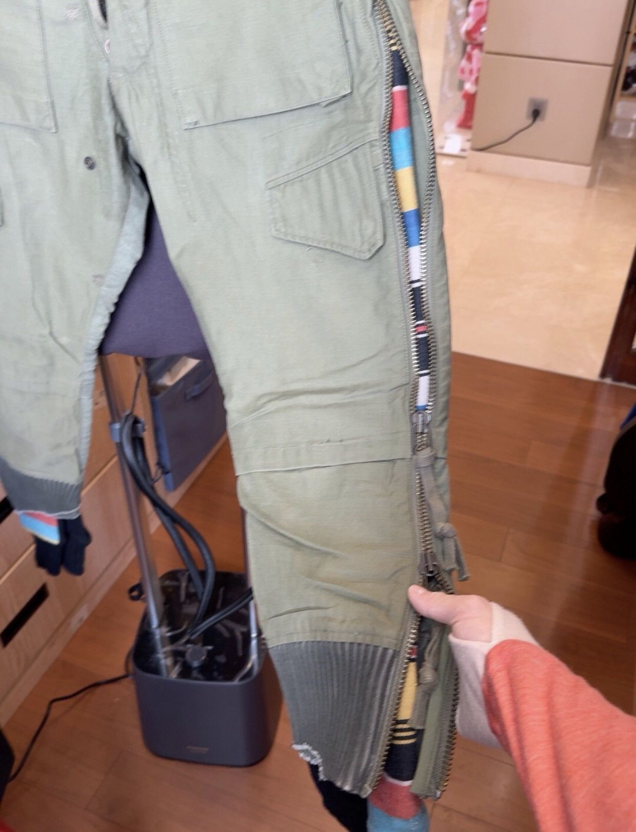 Greg Lauren Greg Lauren Thick Pants 2412-Nextarrow Size US 32 / EU 48 - 3 Thumbnail