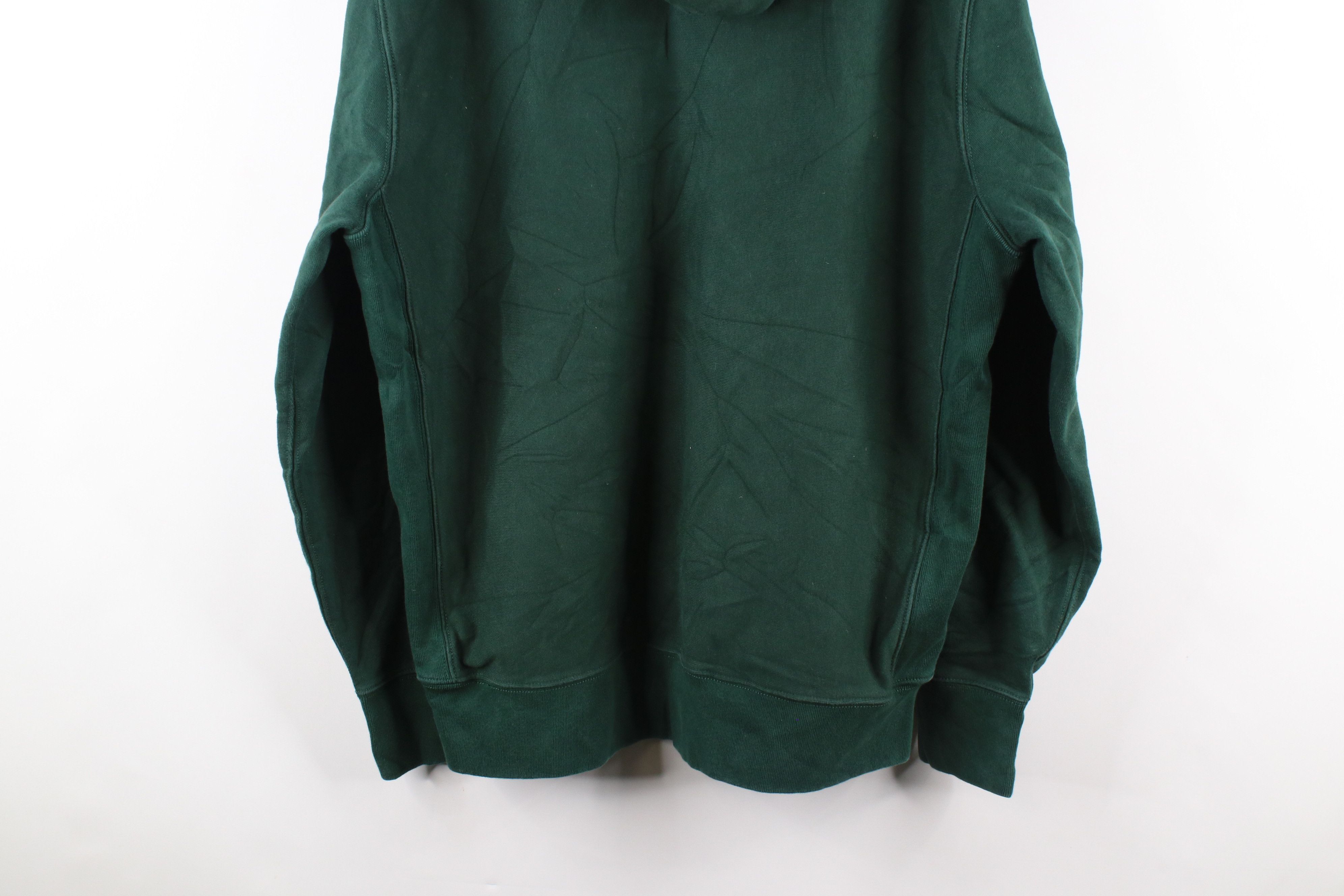 J.Crew × Vintage J Crew Sportswear Heavyweight Hoodie Sweatshirt Hunter Green Size US XL / EU 56 / 4 - 9 Thumbnail