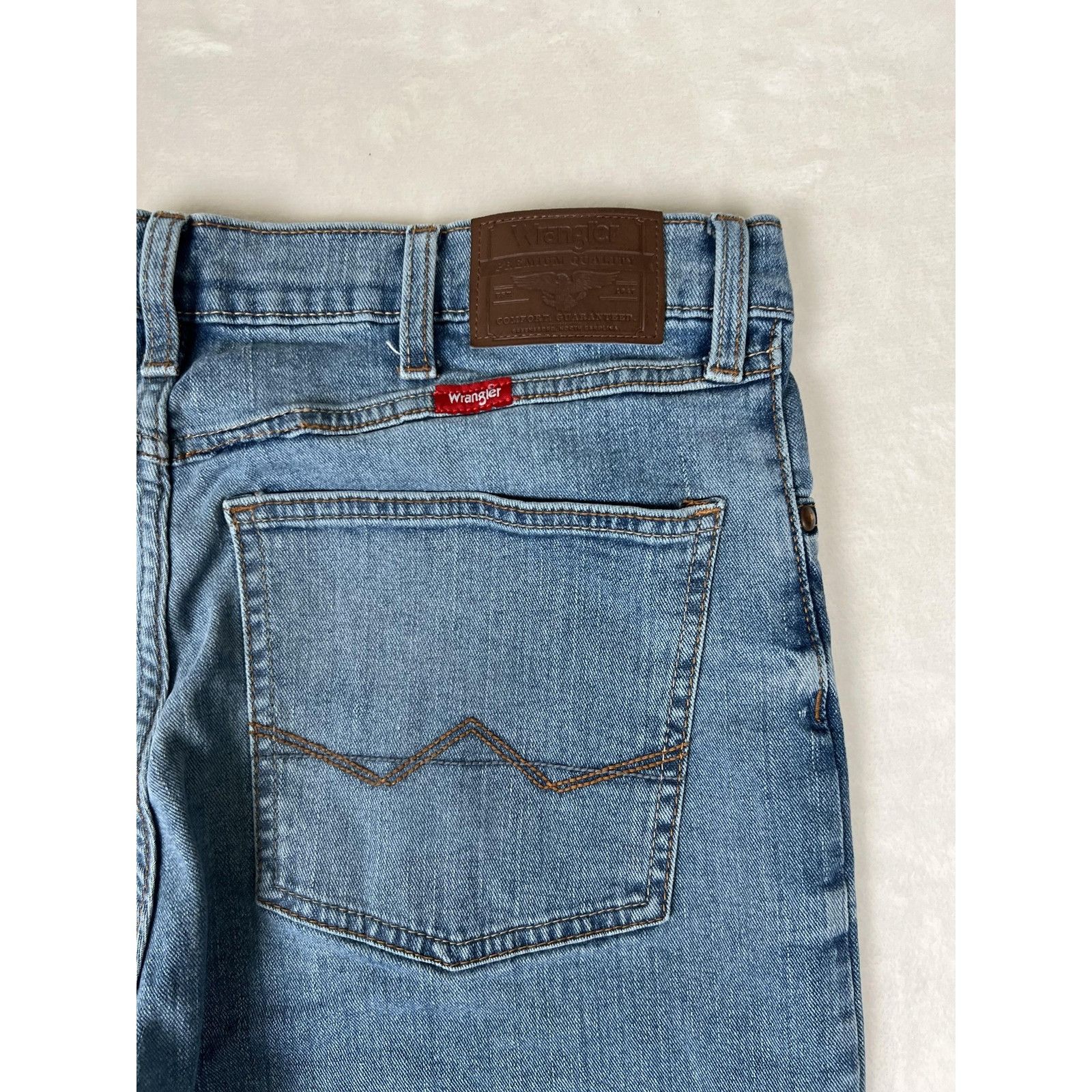 Wrangler Wrangler Jeans Mens 34x34 Blue Straight Fit Denim Cowboy Rod Size US 34 / EU 50 - 7 Thumbnail