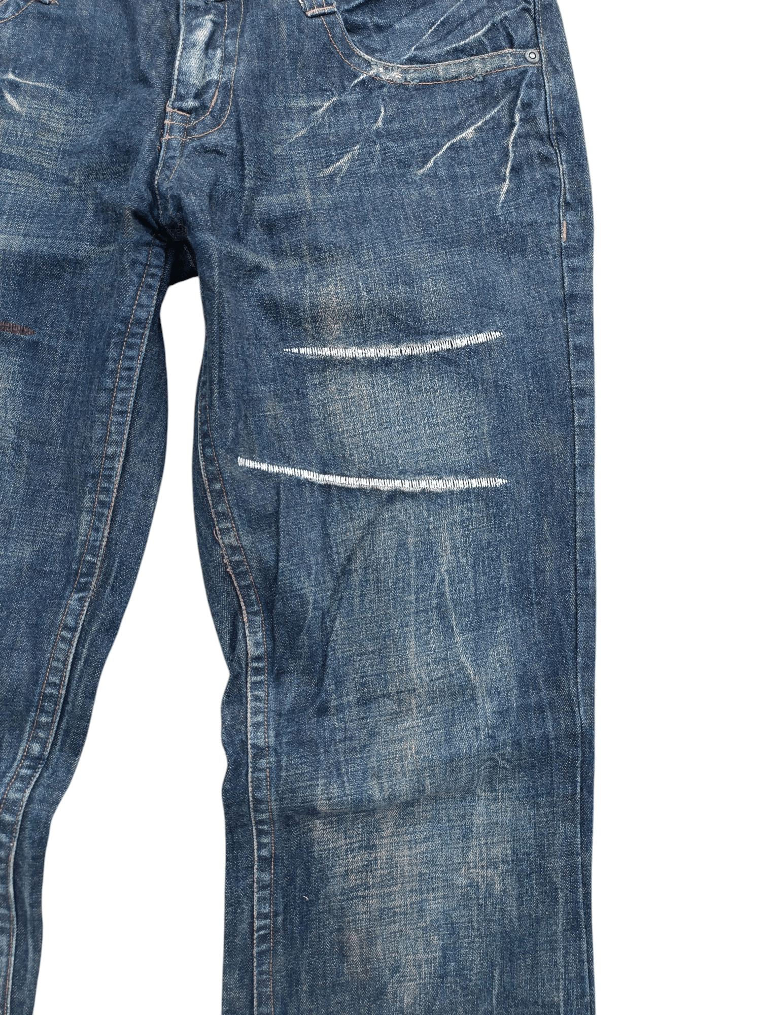 Japanese Brand FLARED💥JAPANESE BRAND LAV CLAW MARK STUD DENIM Size US 32 / EU 48 - 5 Thumbnail
