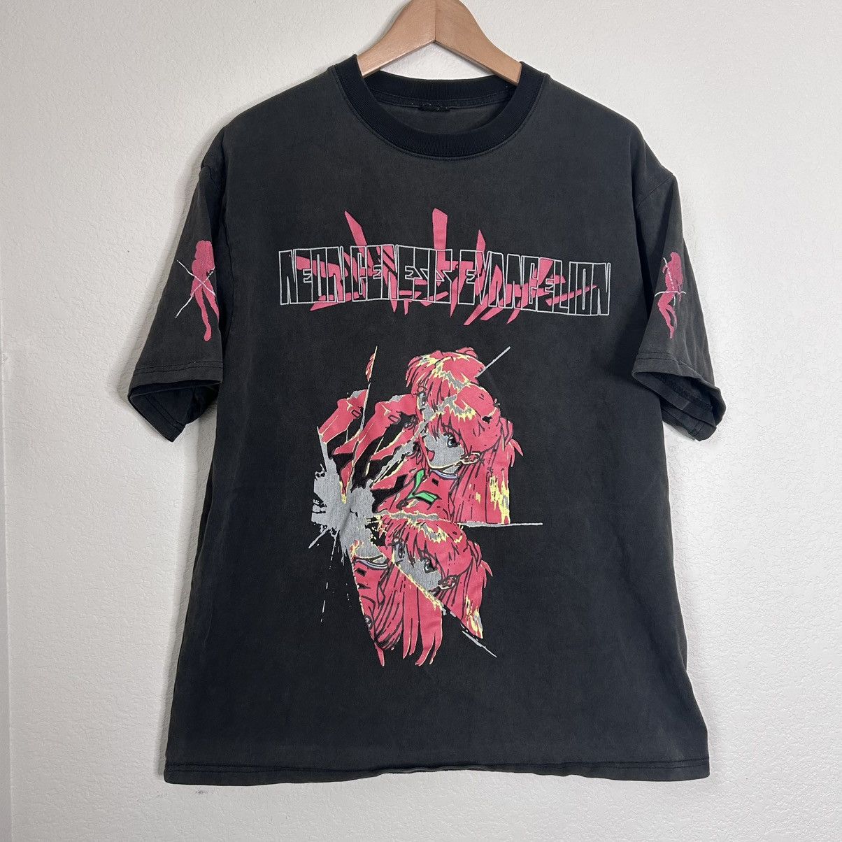 Anime × Vintage Neon Genesis Evangelion Anime limited tee tshirt Size US L / EU 52-54 / 3 - 1 Thumbnail
