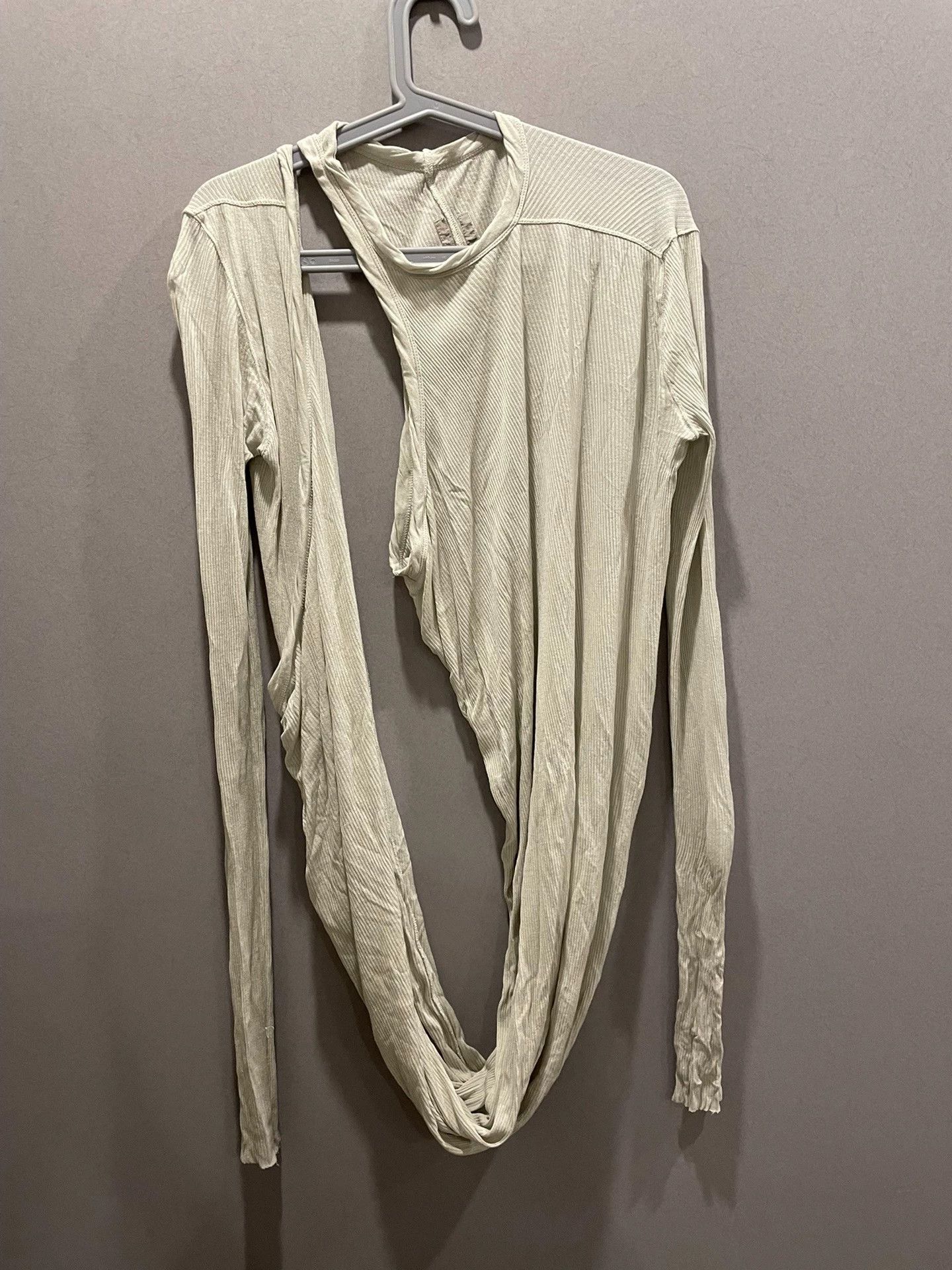 Rick Owens Fw21 banana Irregular Knitted Long Sleeve