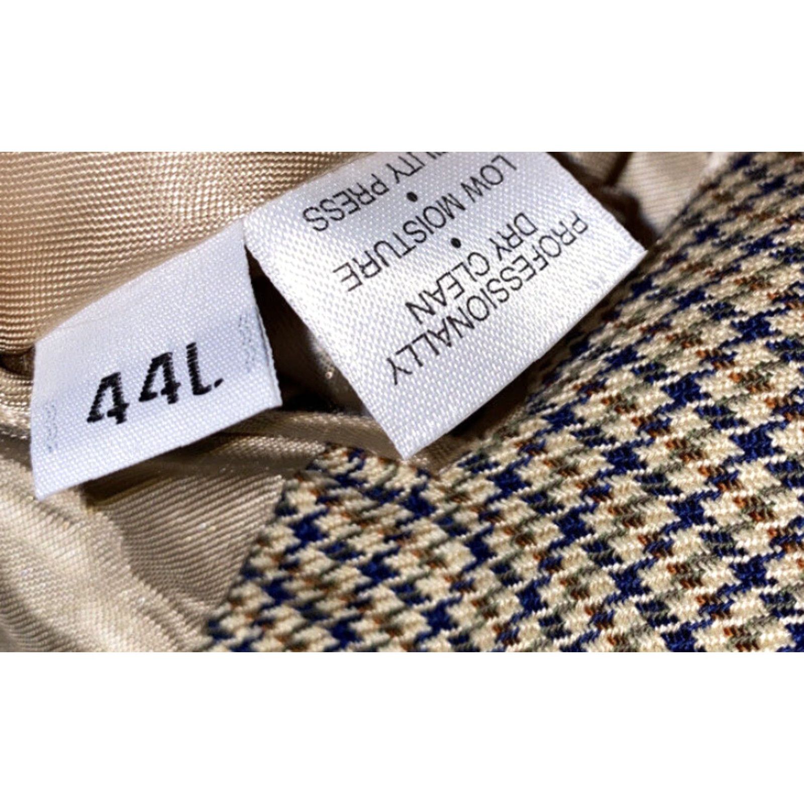 Hart Schaffner Marx Hart Schaffner Marx Mens Beige 2 Button Sport Coat Size 44L Regular Jacket Coat Sports Men Size US S / EU 44-46 / 1 - 6 Thumbnail