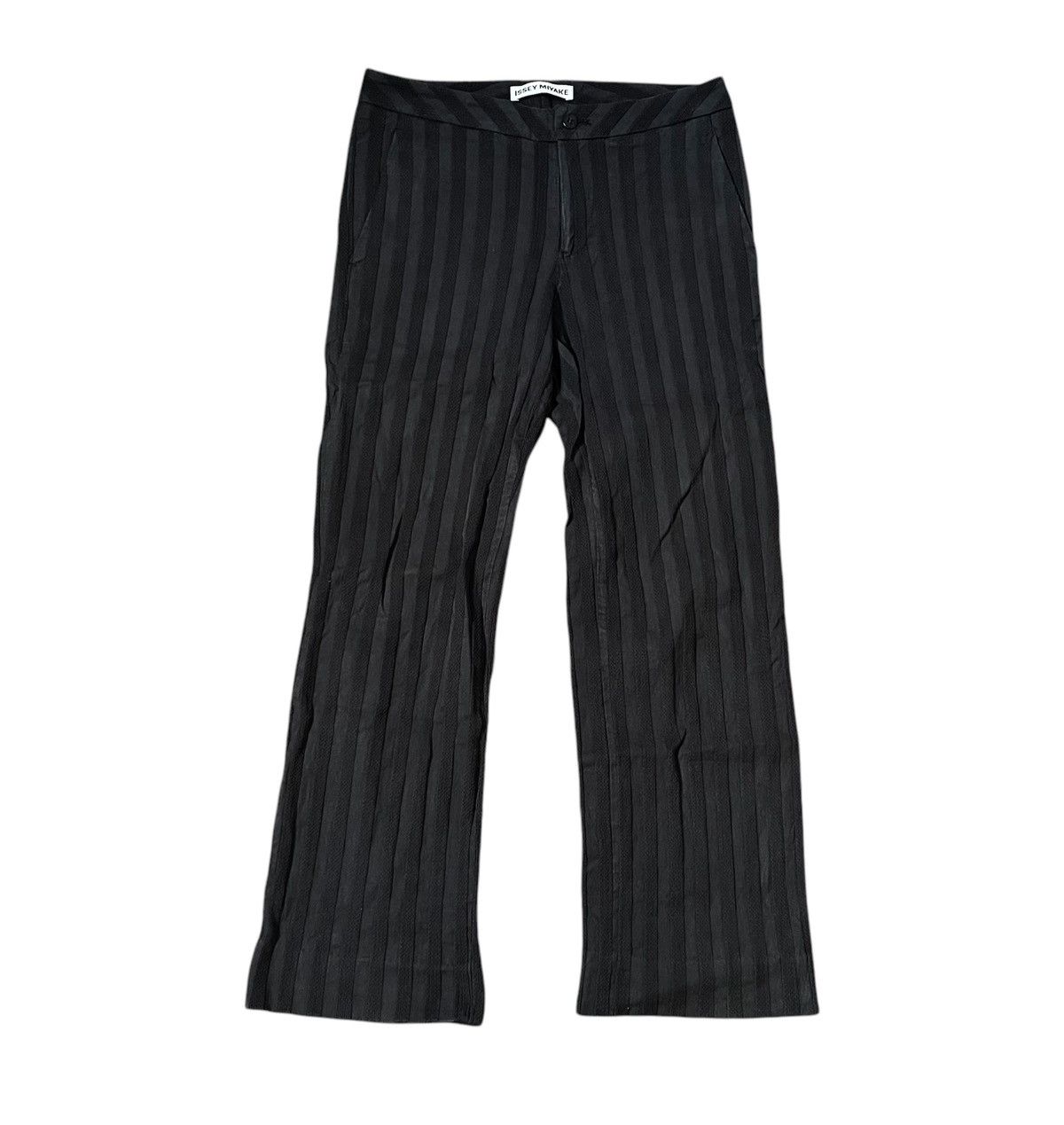 Issey Miyake *FINAL DROP* issey miyake striped wideleg trousers Size US 28 / EU 44 - 1 Thumbnail