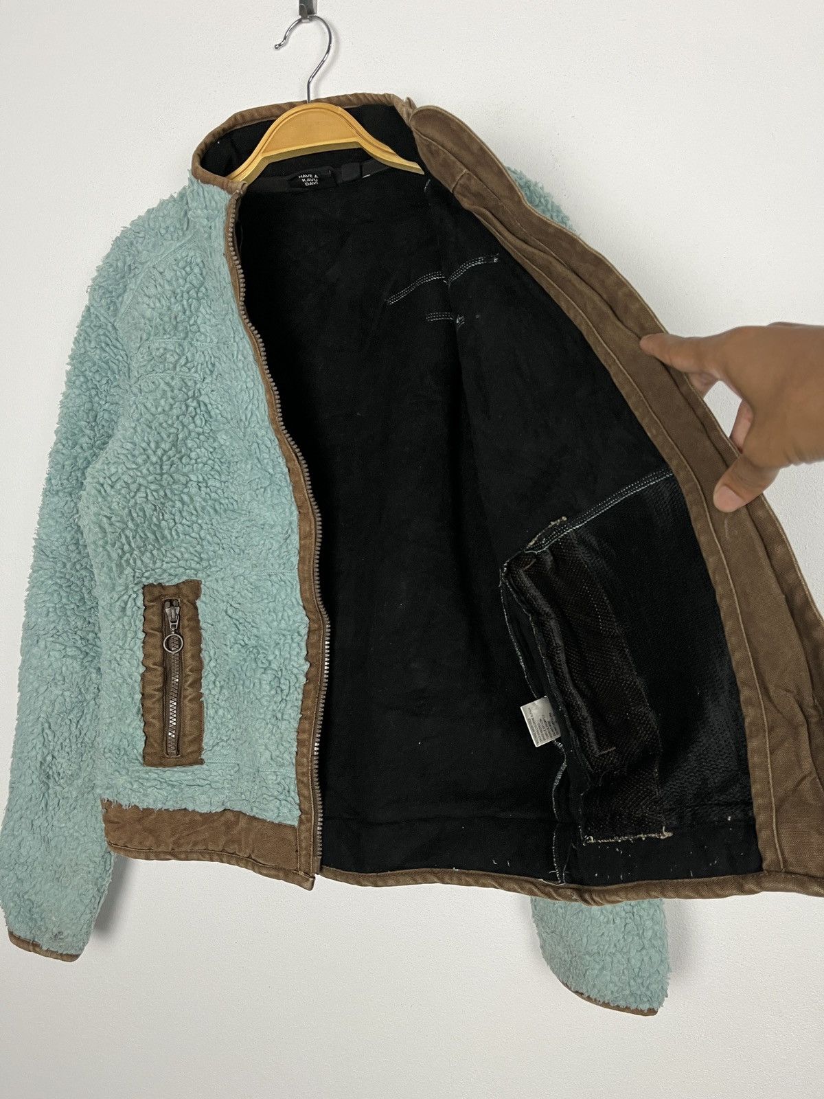 KAVU × Vintage Vintage Kavu Ice Blue Deep Pile Fleece Size XS / US 0-2 / IT 36-38 - 7 Thumbnail