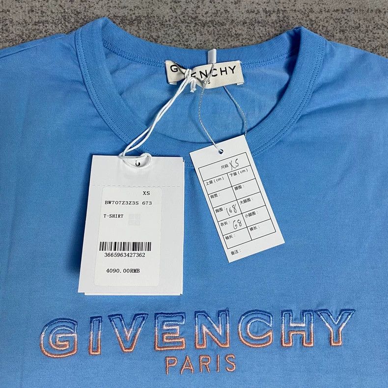 Givenchy Givenchy Gradient Color Embroidered Logo Short Sleeve Size US XS / EU 42 / 0 - 2 Thumbnail