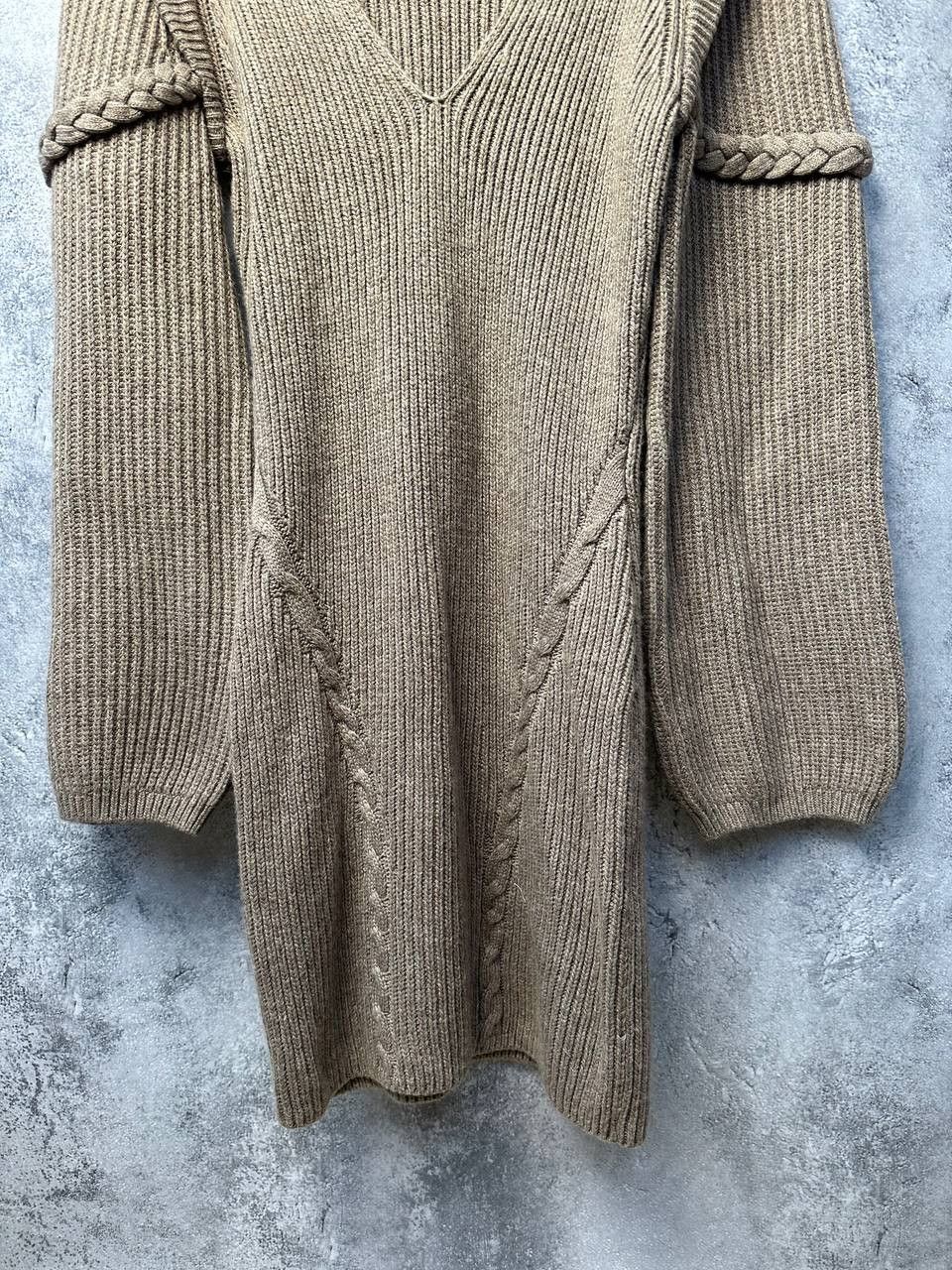 REVOLVE Michael Costello x Revolve Knit Sweater Dress Braided Detail Size XL / US 12-14 / IT 48-50 - 9 Thumbnail