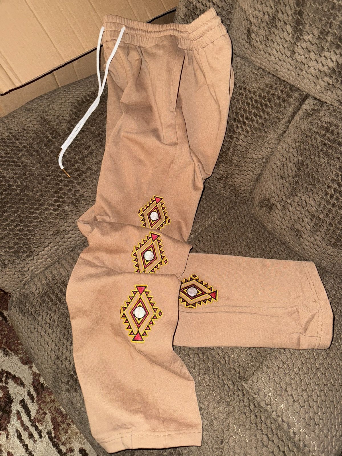 Complex Campus Goods x Saints & Sinners NEW! Western Stacked Joggers Size US 32 / EU 48 - 4 Thumbnail