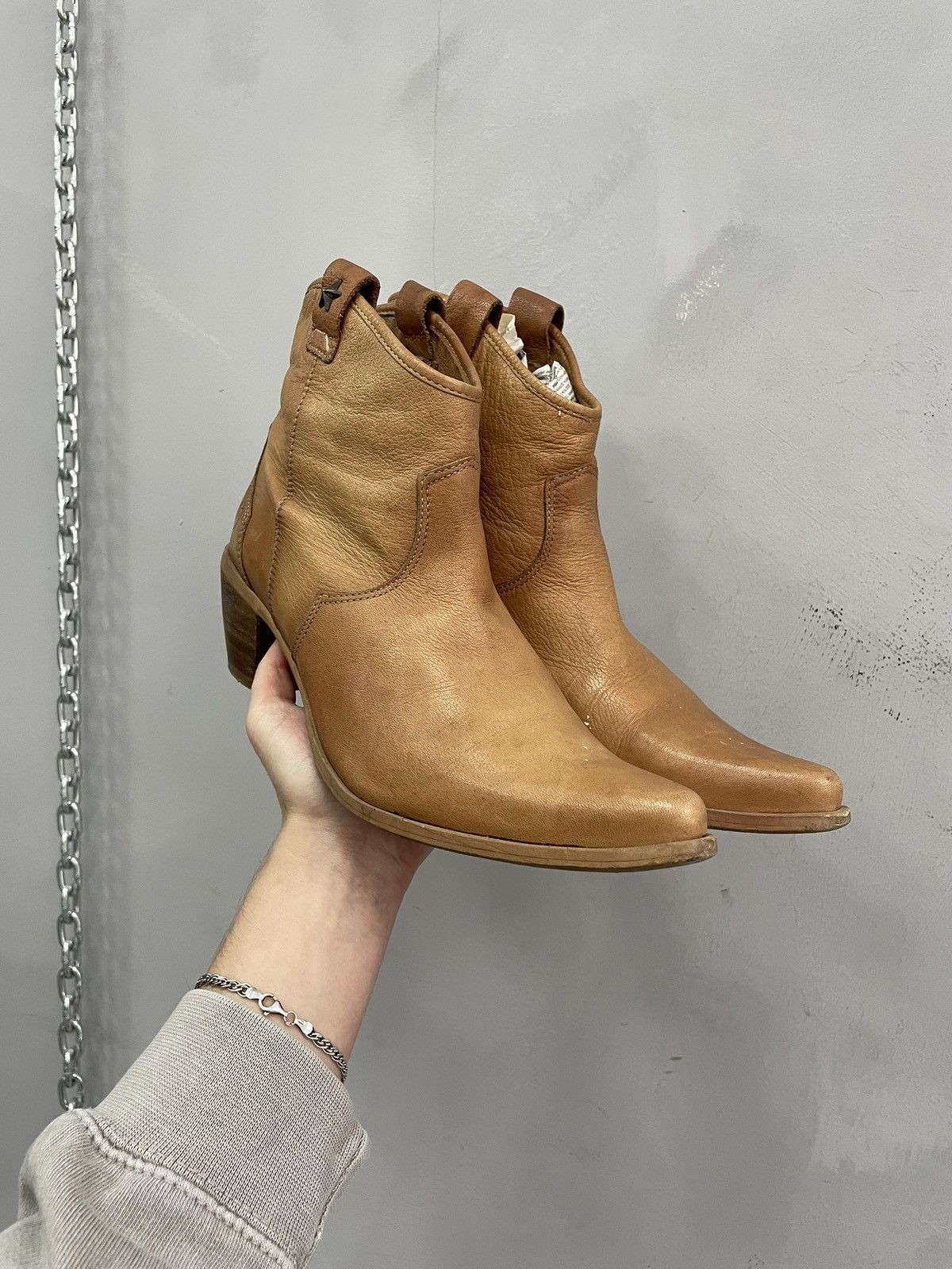 Western Rise Rare leather western boots guidi style 90s texas archive Size US 8 / EU 41 - 3 Thumbnail
