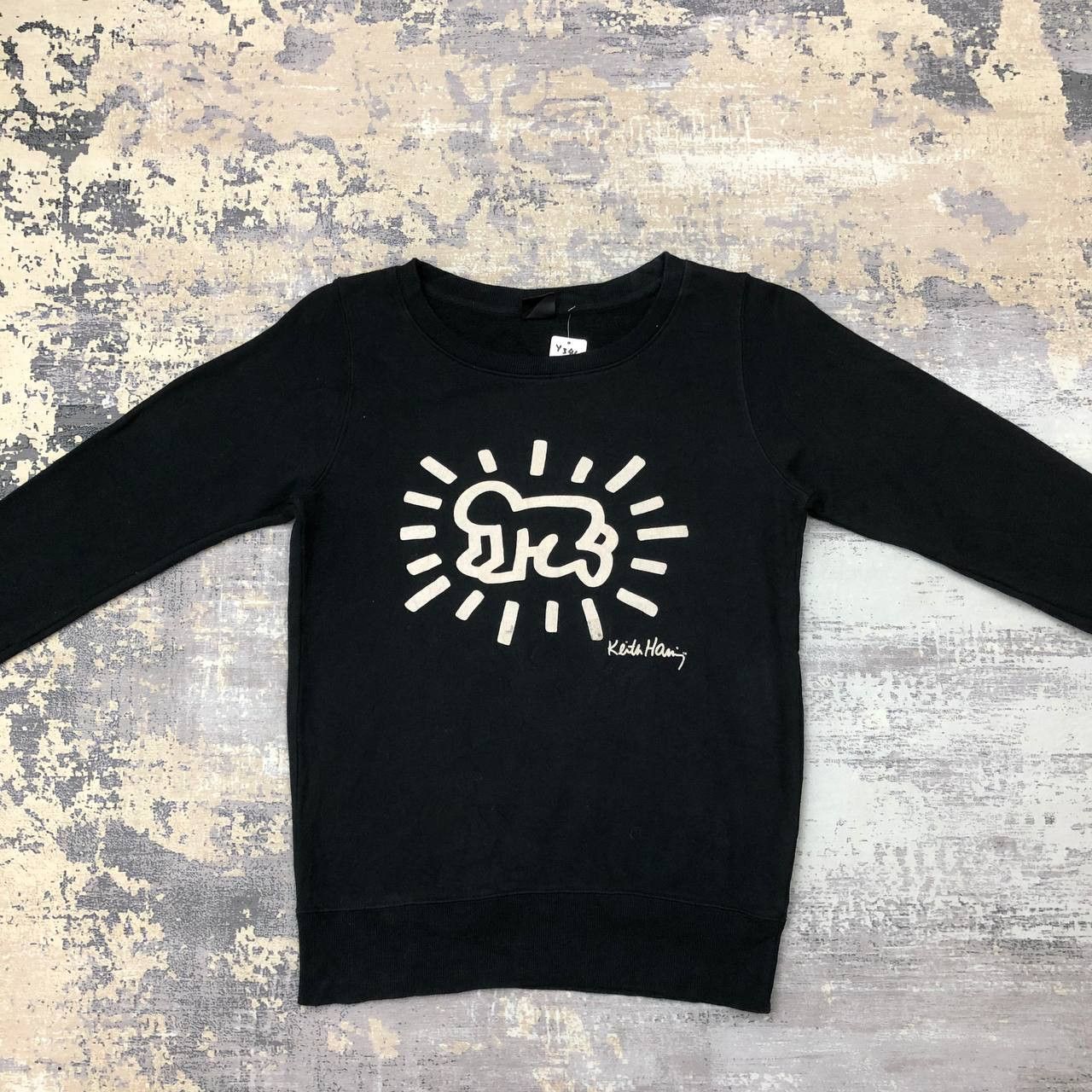 Japanese Brand × Keith Haring Y341 KEITH HARING LOGO SWEASHIRT Size US M / EU 48-50 / 2 - 2 Thumbnail