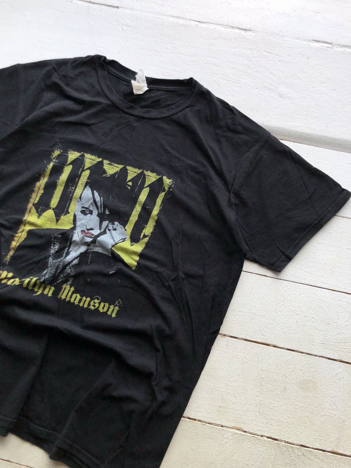 Marilyn Manson Vintage Marlyn Manson T shirts Band Tees Very Rare Size US L / EU 52-54 / 3 - 2 Thumbnail