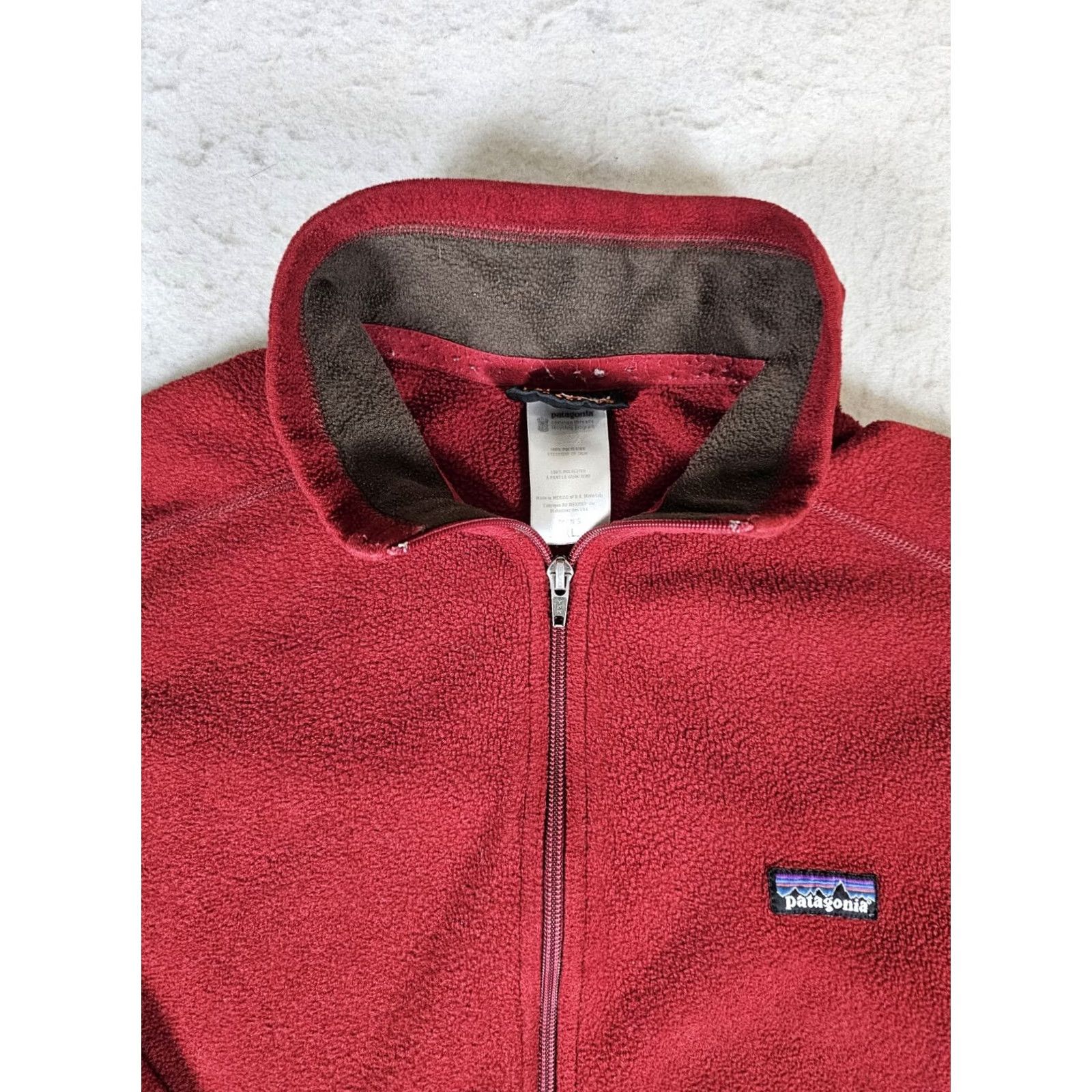 Patagonia VINTAGE Patagonia Synchilla Fleece 1/4 Zip Pullover Jumper Jacket Men's XL Red Jacket Size US XL / EU 56 / 4 - 3 Thumbnail