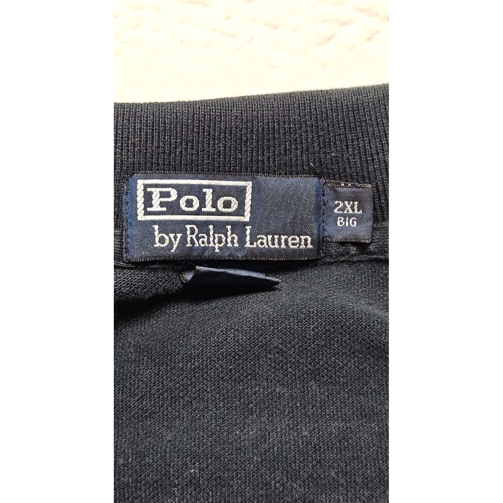 Ralph Lauren Ralph Lauren Polo Shirt Men 2XL Long Sleeve Black Cotton Solid Polo By Ralph Lauren Polo Long Sleeve Black 2XL Mens Big & Tall Regular Fit Size US XXL / EU 58 / 5 - 2 Thumbnail