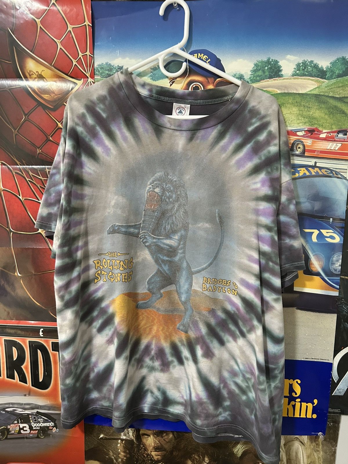 Vintage Rolling Stones Bridges To Babylon 1997 World Tour Shirt Size US XL / EU 56 / 4 - 1 Thumbnail