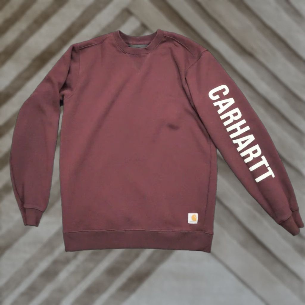 Carhartt Carhartt Sweatshirt Mens Small Red Pullover Logo Arm Spellout Regular S Red Mens Sweatshirt Pullover Carhartt Sport Style Pattern Solid Fanatics? Size US S / EU 44-46 / 1 - 1 Thumbnail