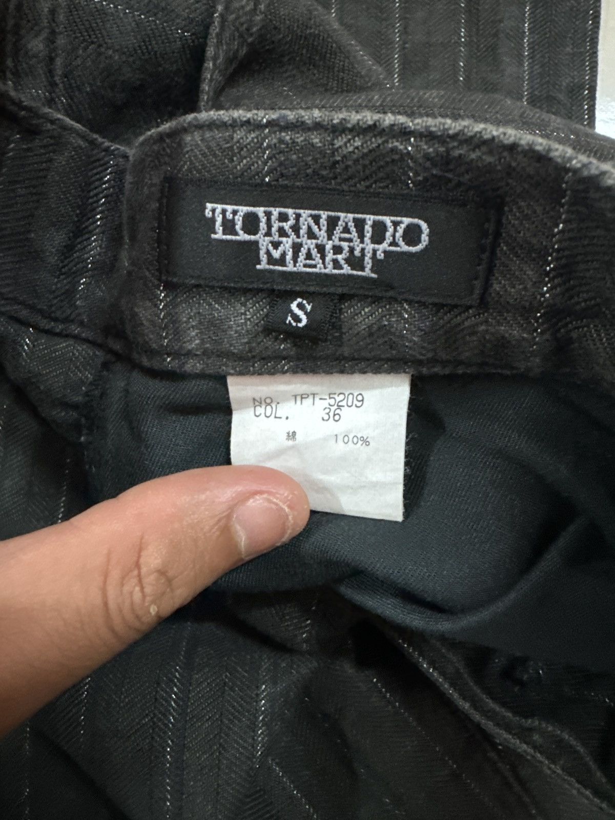 Tornado Mart FLARED TORNADO MART STRIPED BOOTCUT DENIM Size US 28 / EU 44 - 14 Thumbnail