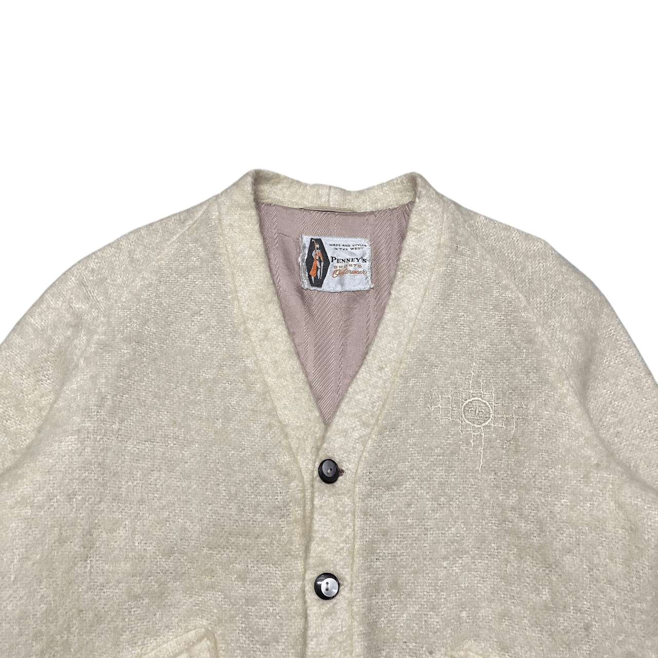 JCPenney Vintage 60's Penney's Sports Outerwear Cardigan Size US M / EU 48-50 / 2 - 2 Thumbnail