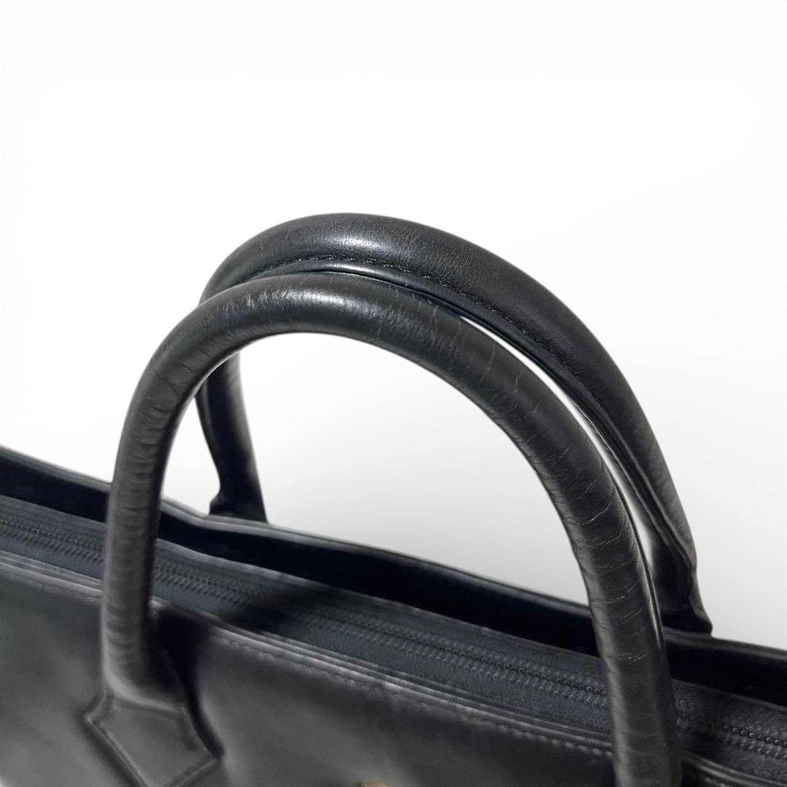 Vivienne Westwood Vivienne Westwood - Black Leather Large Tote Bag Size ONE SIZE - 5 Thumbnail