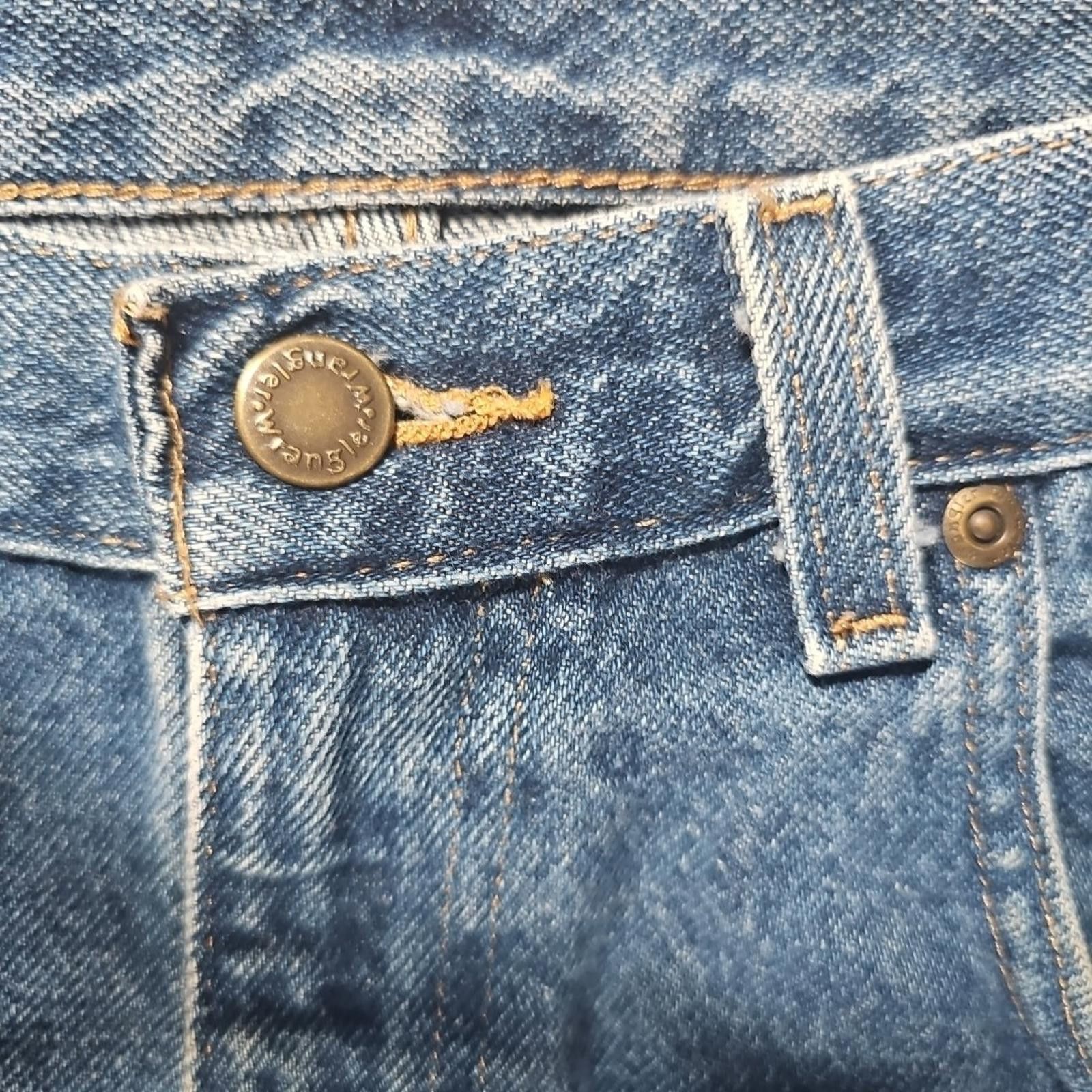 Wrangler Wrangler 34x30 Straight Leg Chainsaw Outdoor Work Jeans Size US 34 / EU 50 - 2 Thumbnail