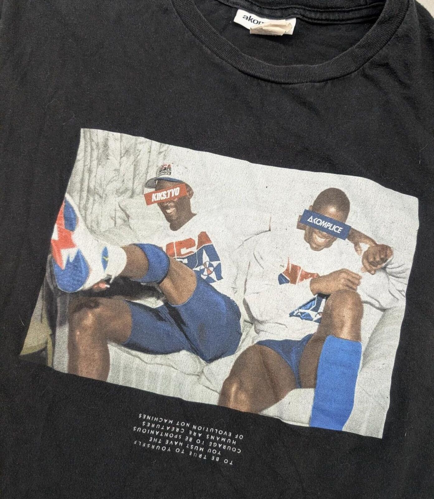 Akomplice Vintage Akomplice USA Dream Team Michael Jordan T-shirt Size US M / EU 48-50 / 2 - 2 Thumbnail