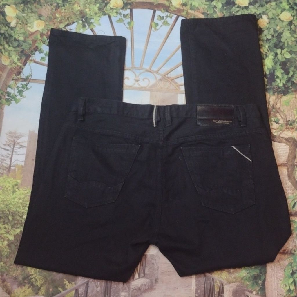 Cult Of Individuality CULT of individuality black rebel straight jeans size 40x34 Size US 40 / EU 56 - 5 Thumbnail