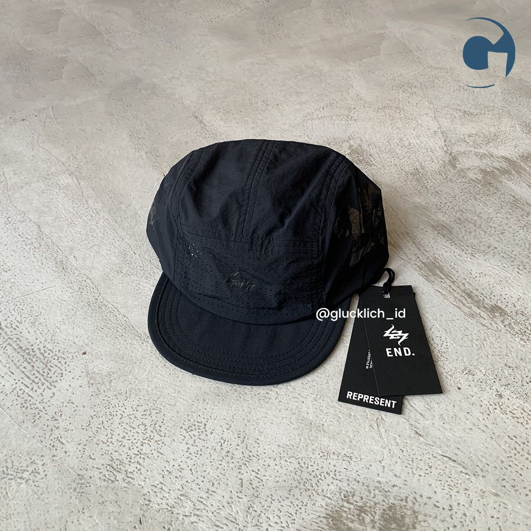 Other Represent 247, X END Running Cap in Jet Black Size ONE SIZE - 8 Thumbnail