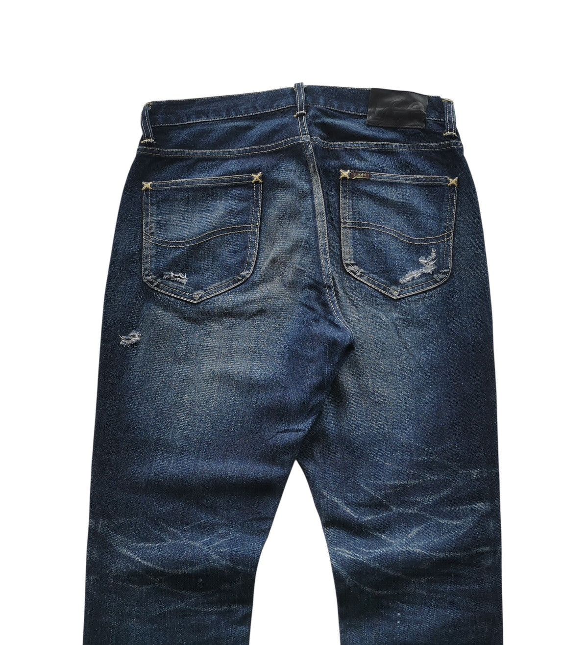 Lee Lee × nano universe Distressed Jeans Cat Whisker 32 Size US 32 / EU 48 - 3 Thumbnail